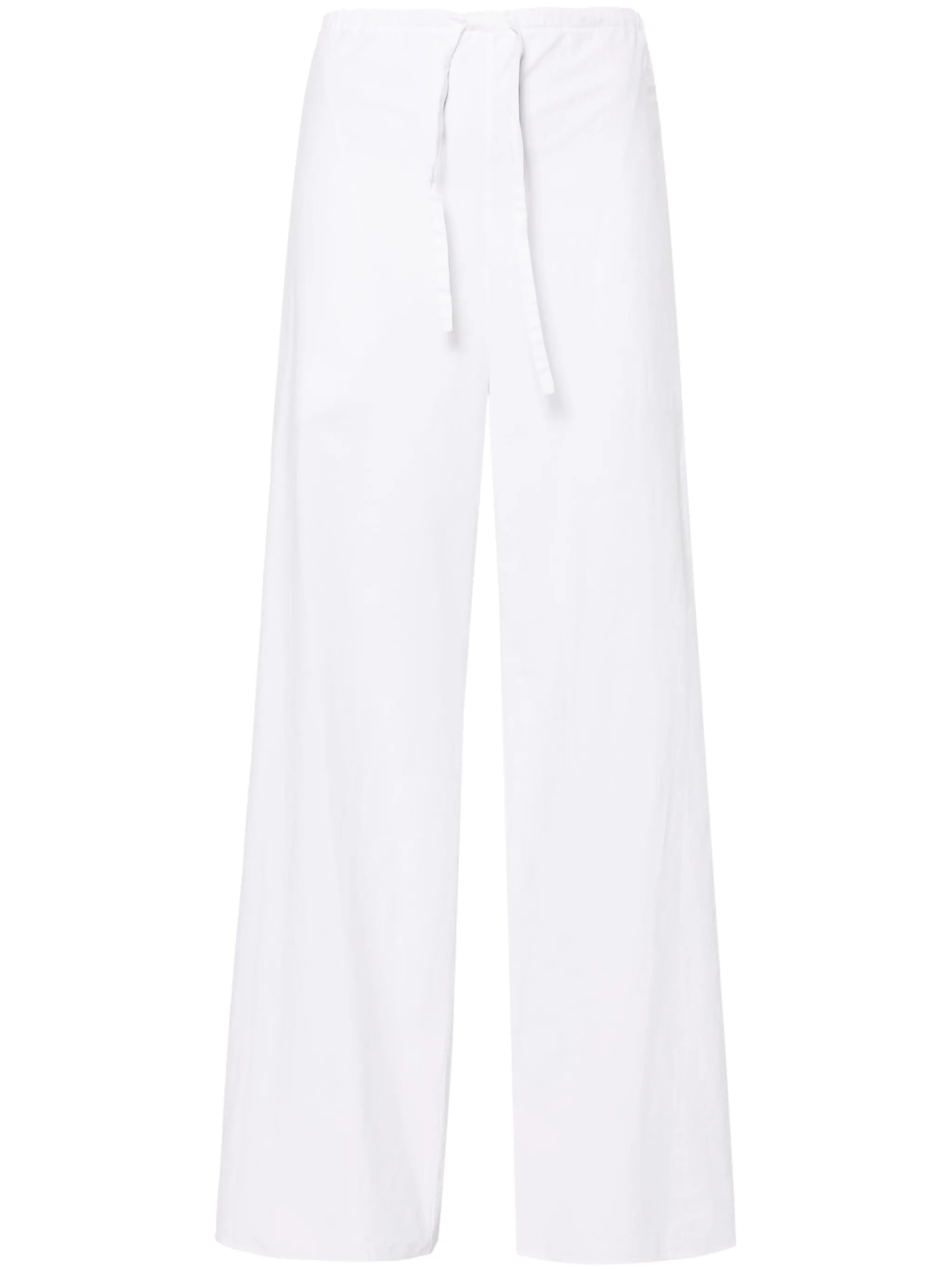 Jugi drawstring-waist cotton trousers