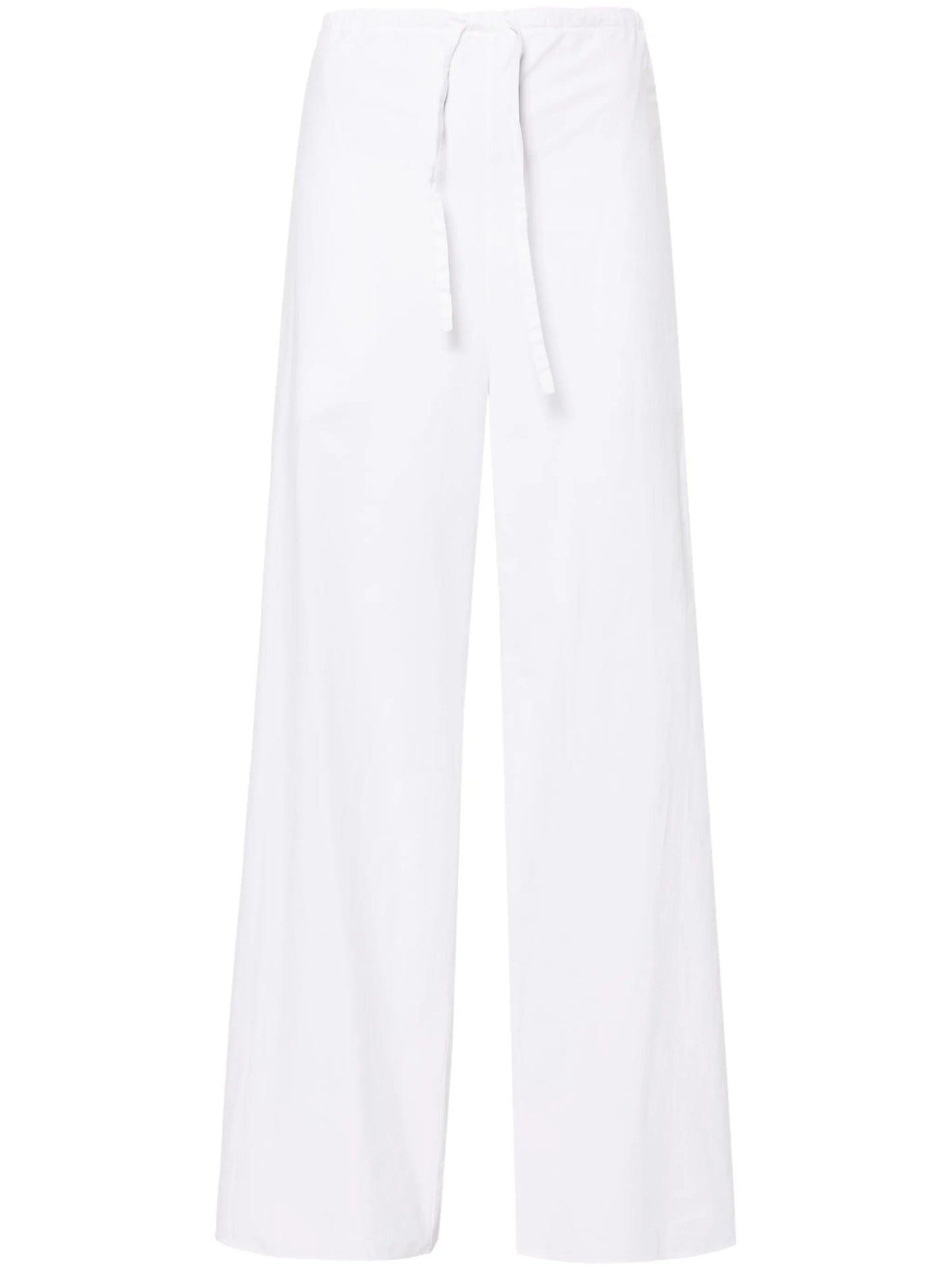 Jugi drawstring-waist cotton trousers