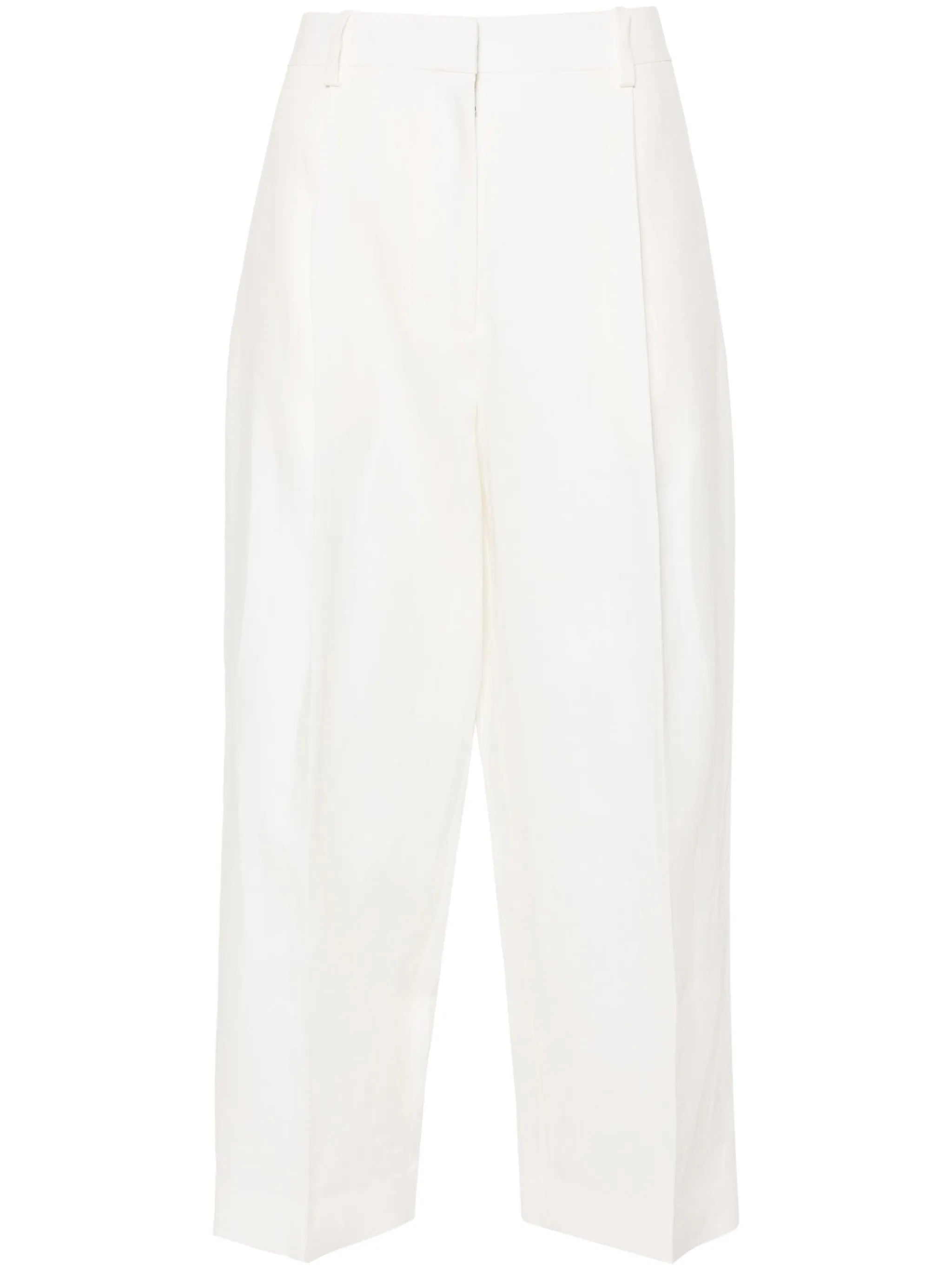 Tonnie pleat-detail cropped trousers