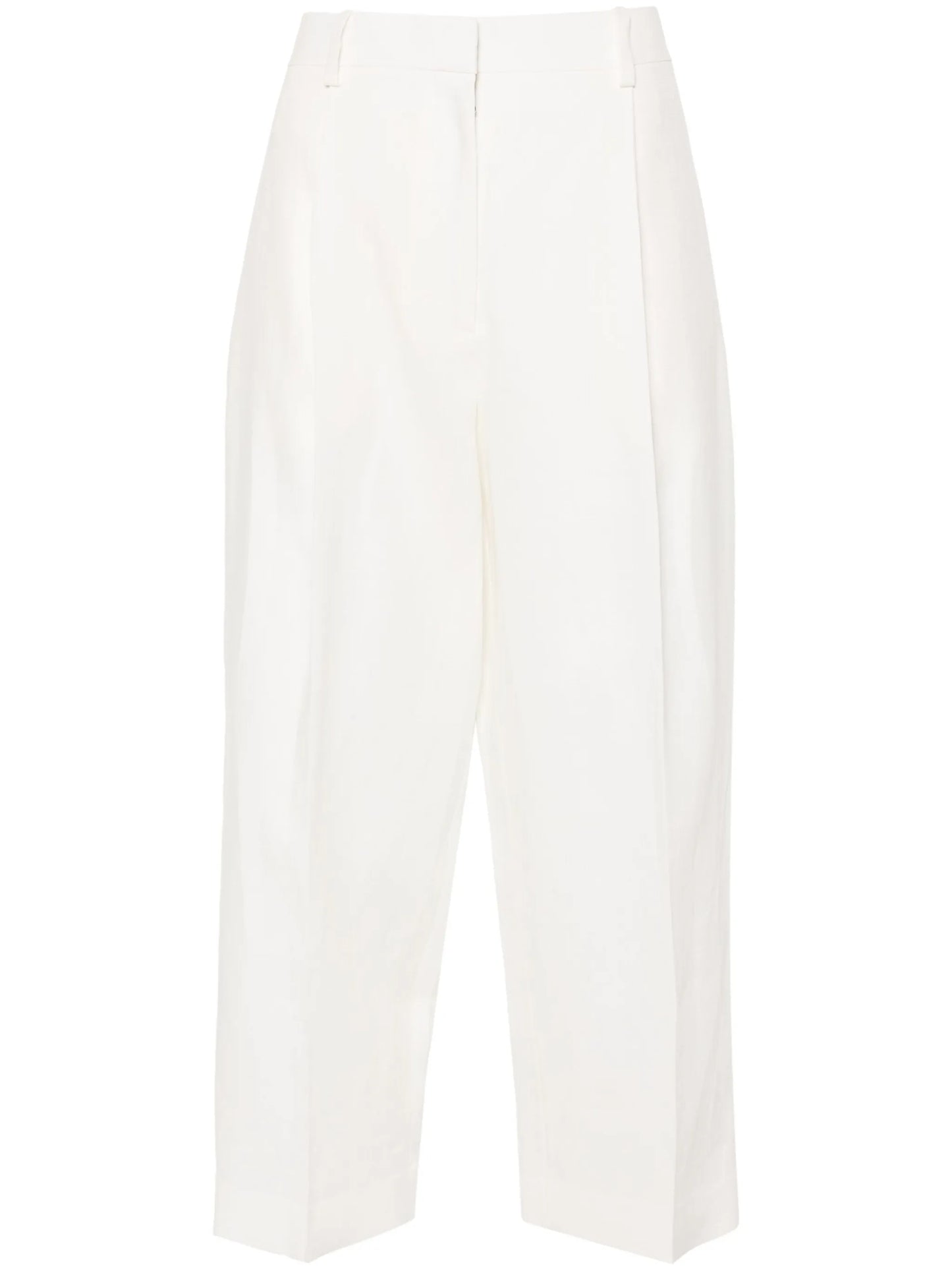 Tonnie pleat-detail cropped trousers