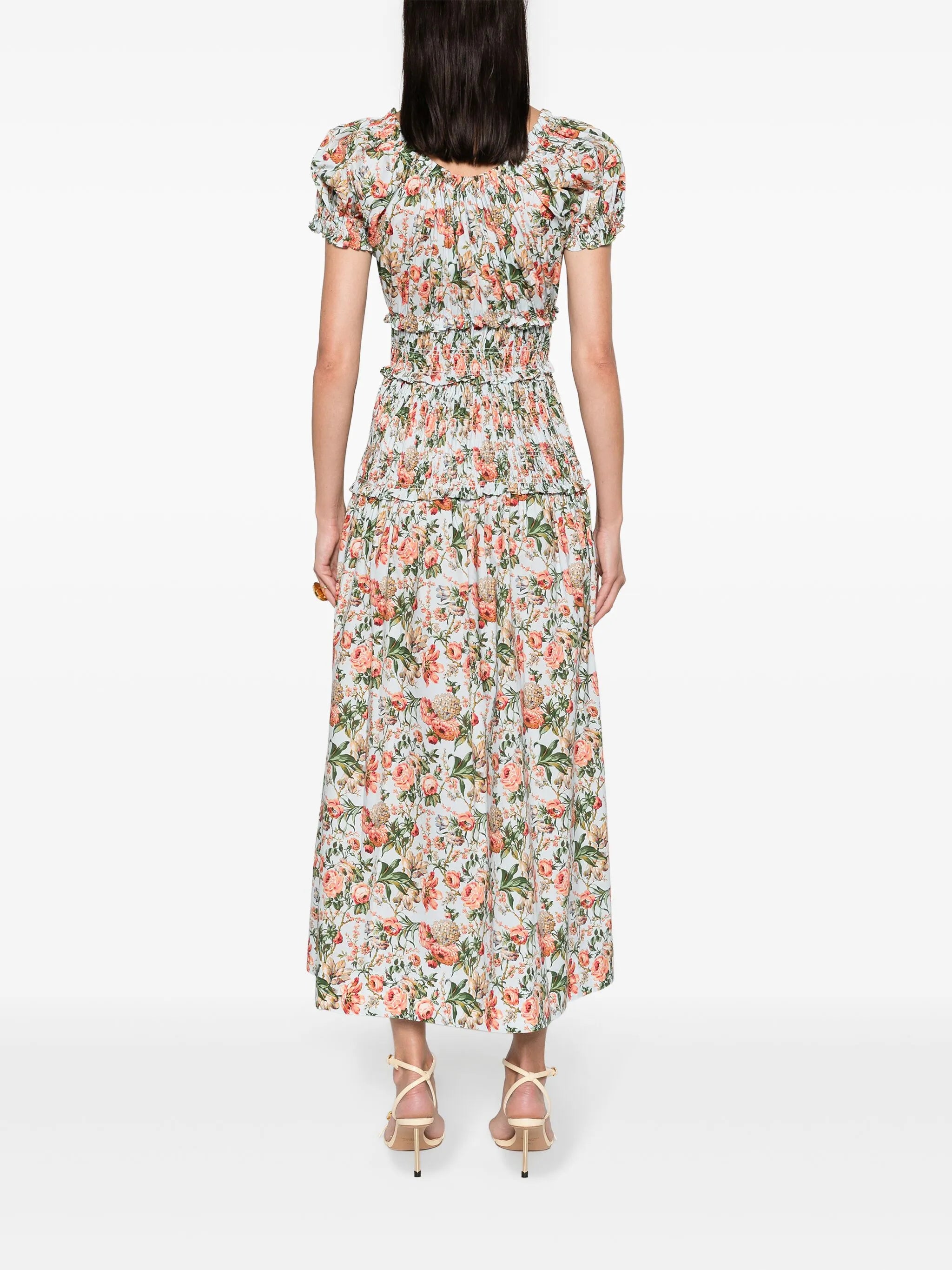 Leanne poplin midi dress