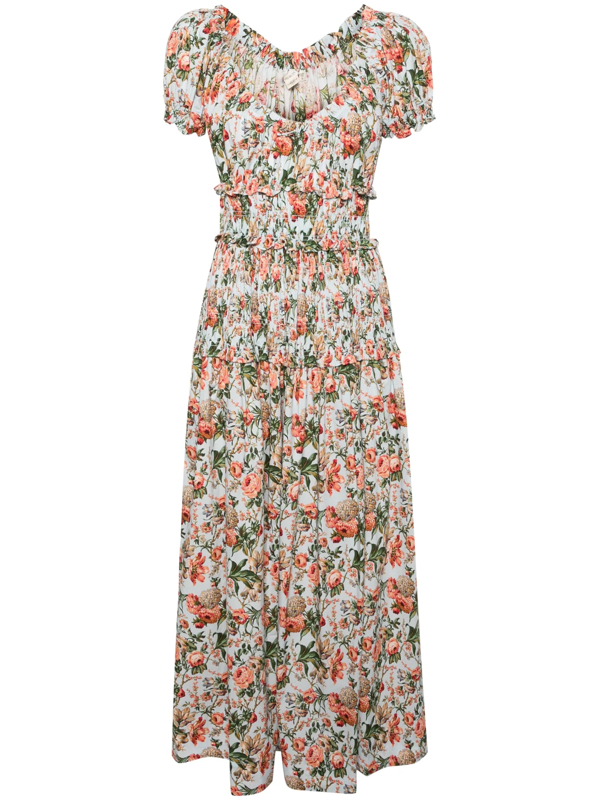 Leanne poplin midi dress
