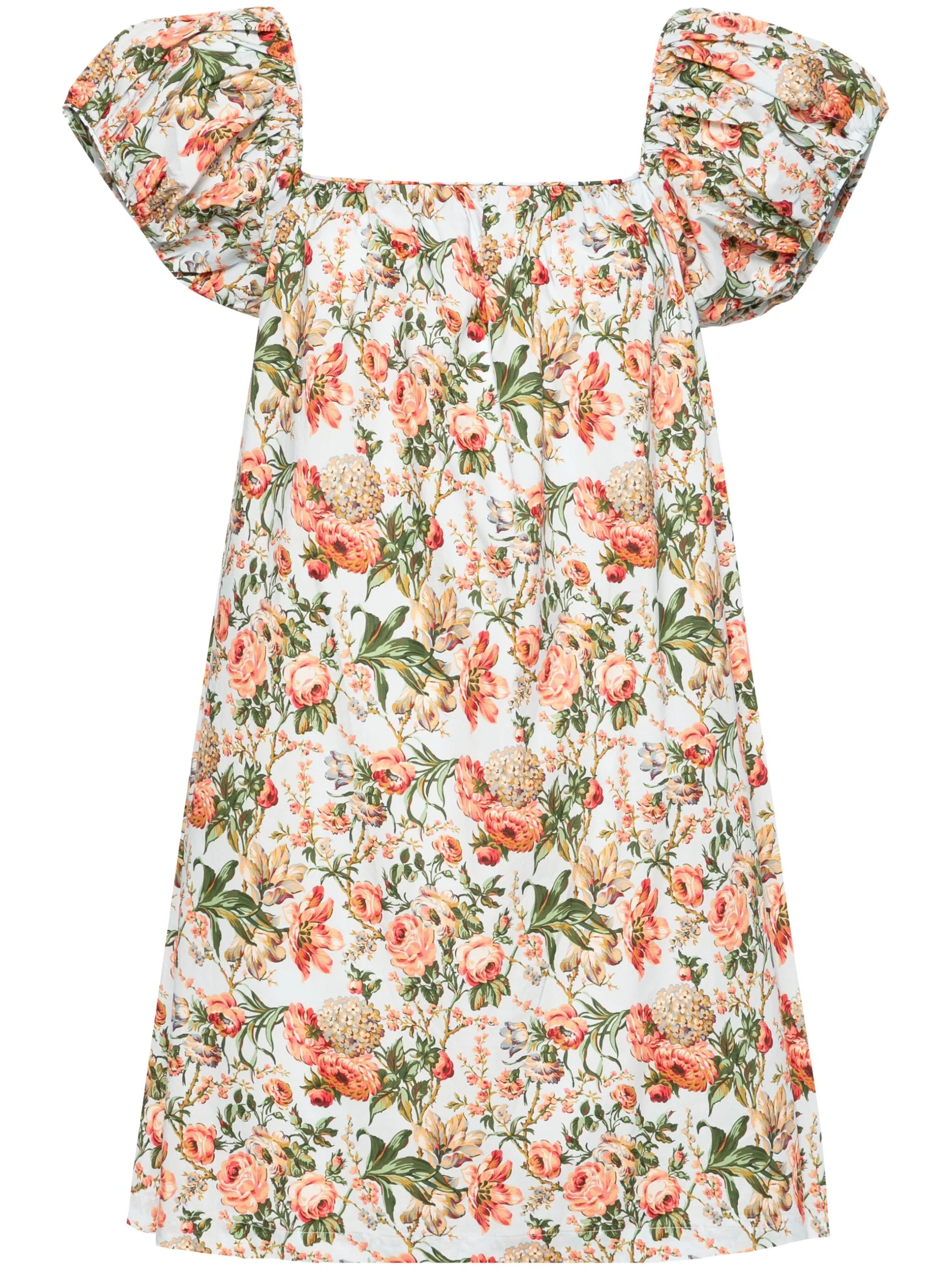 Julie floral-print minidress