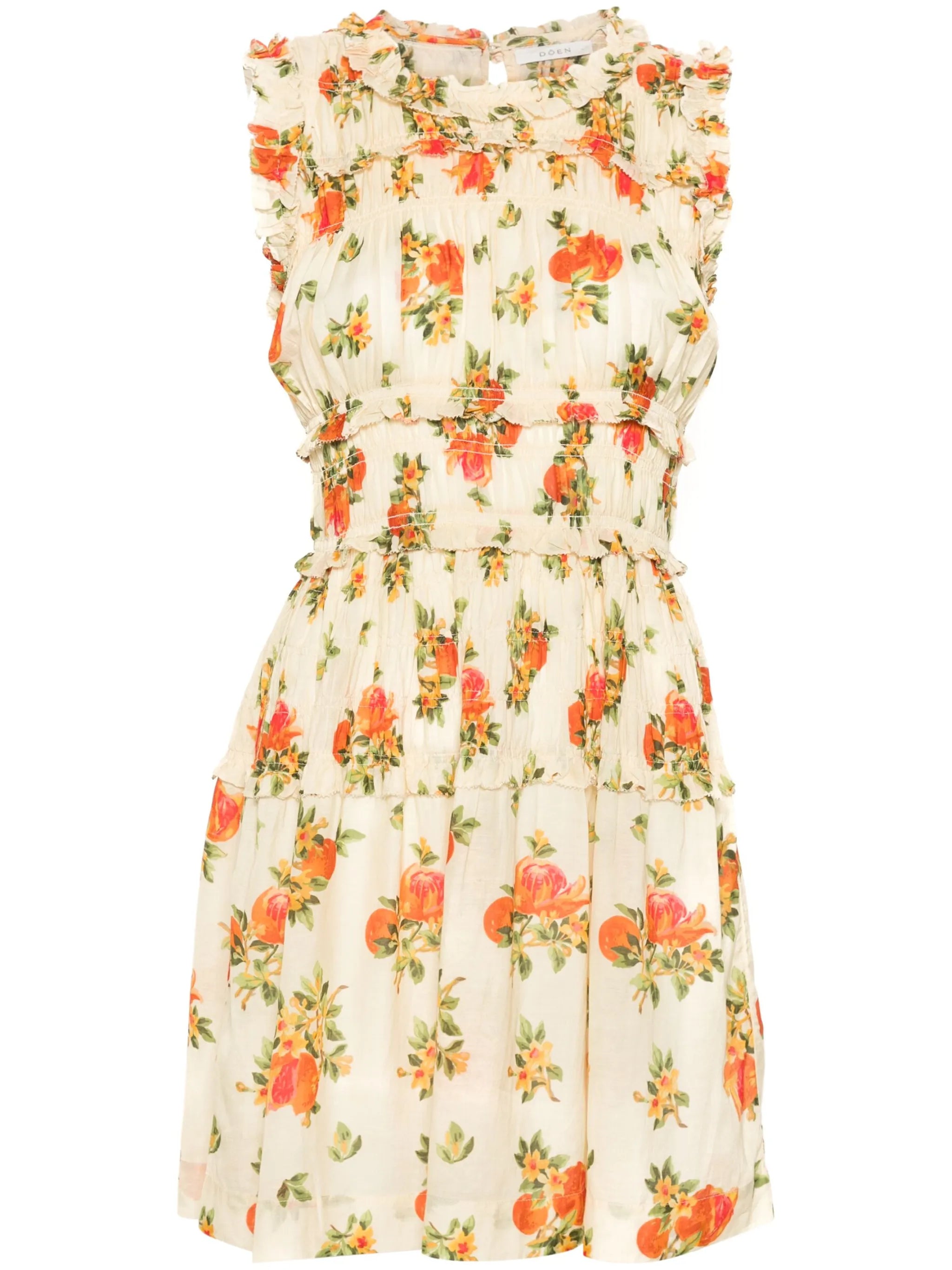 Martha floral-print mini dress