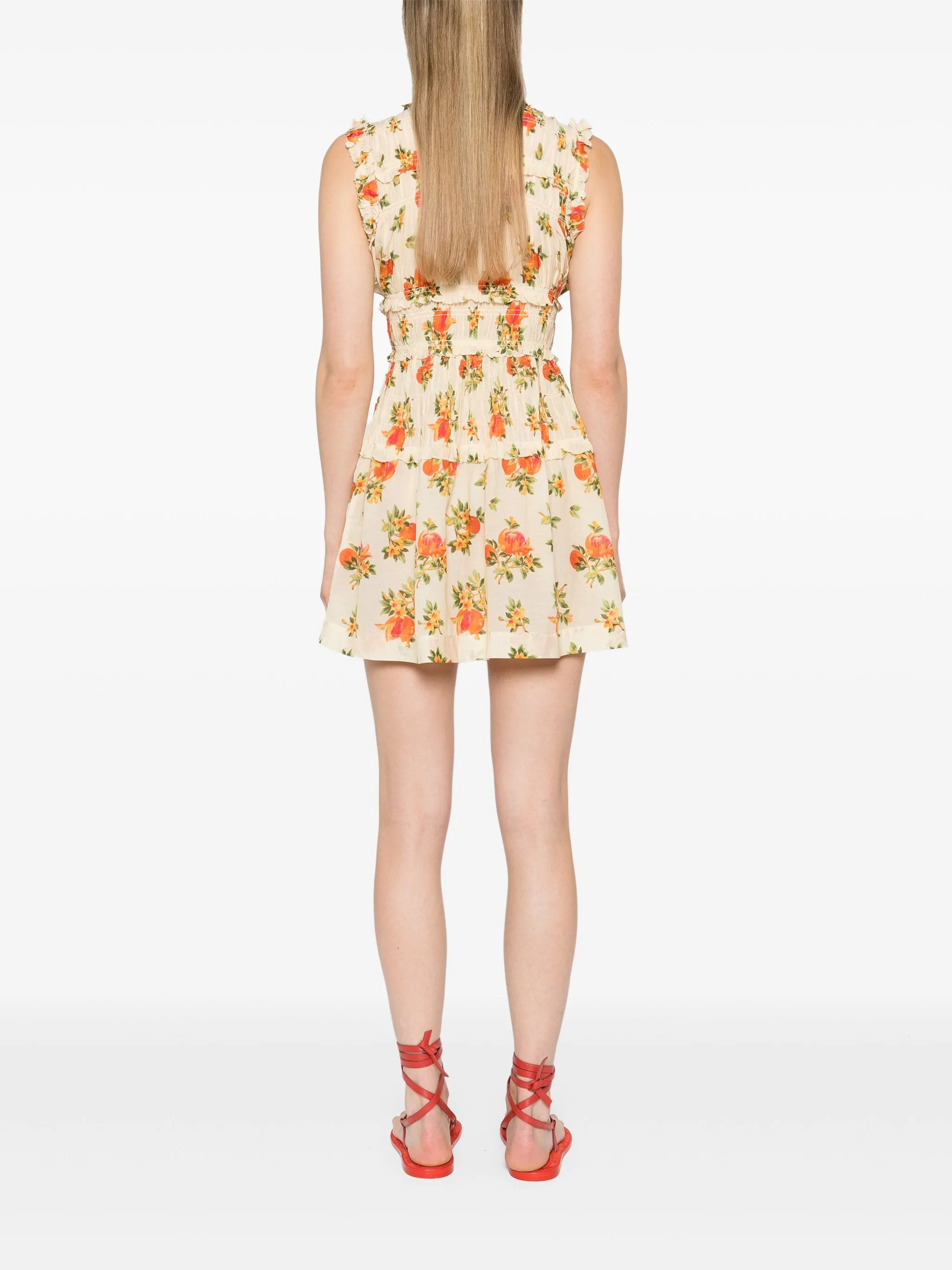 Martha floral-print mini dress