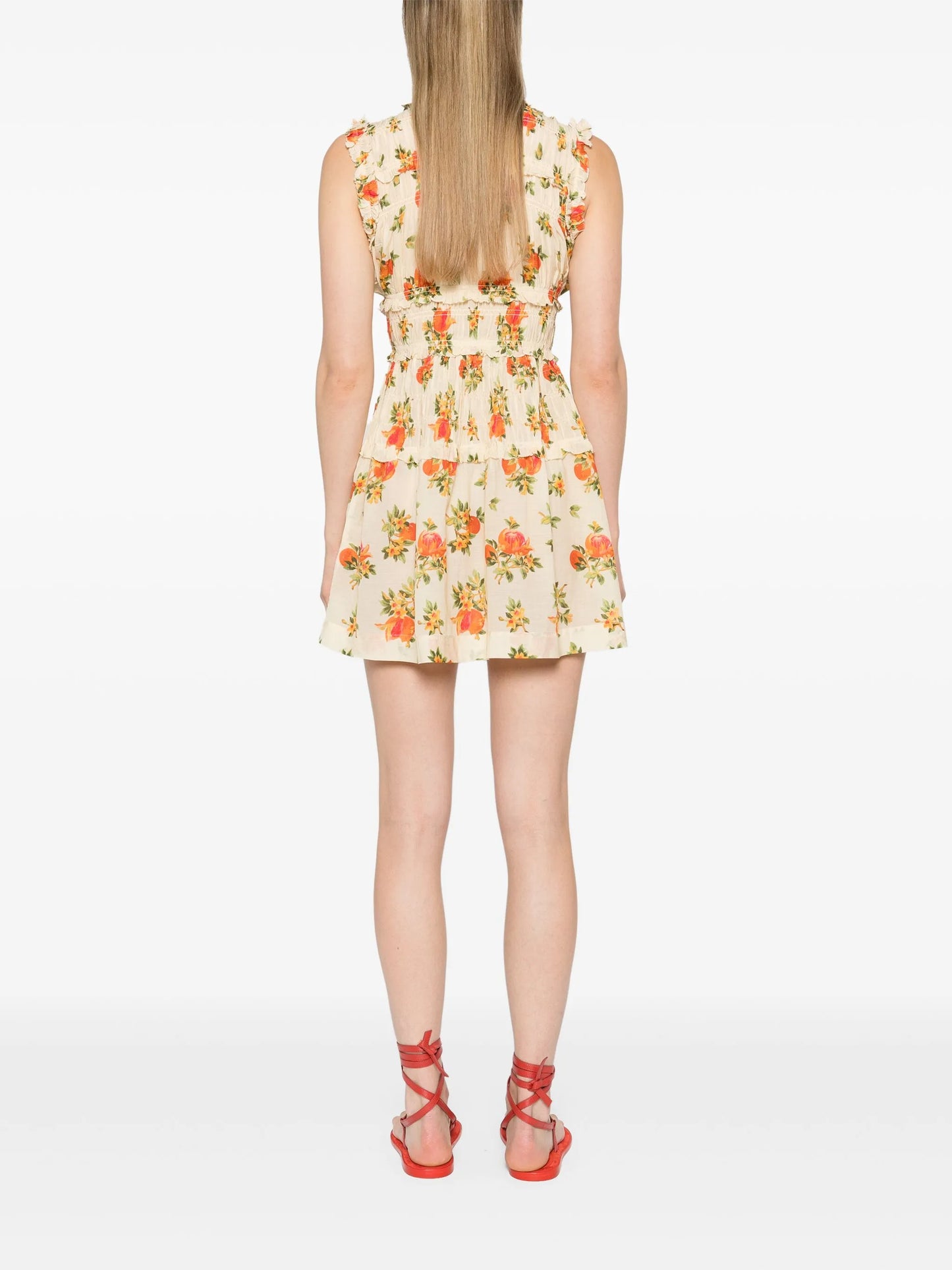 Martha floral-print mini dress