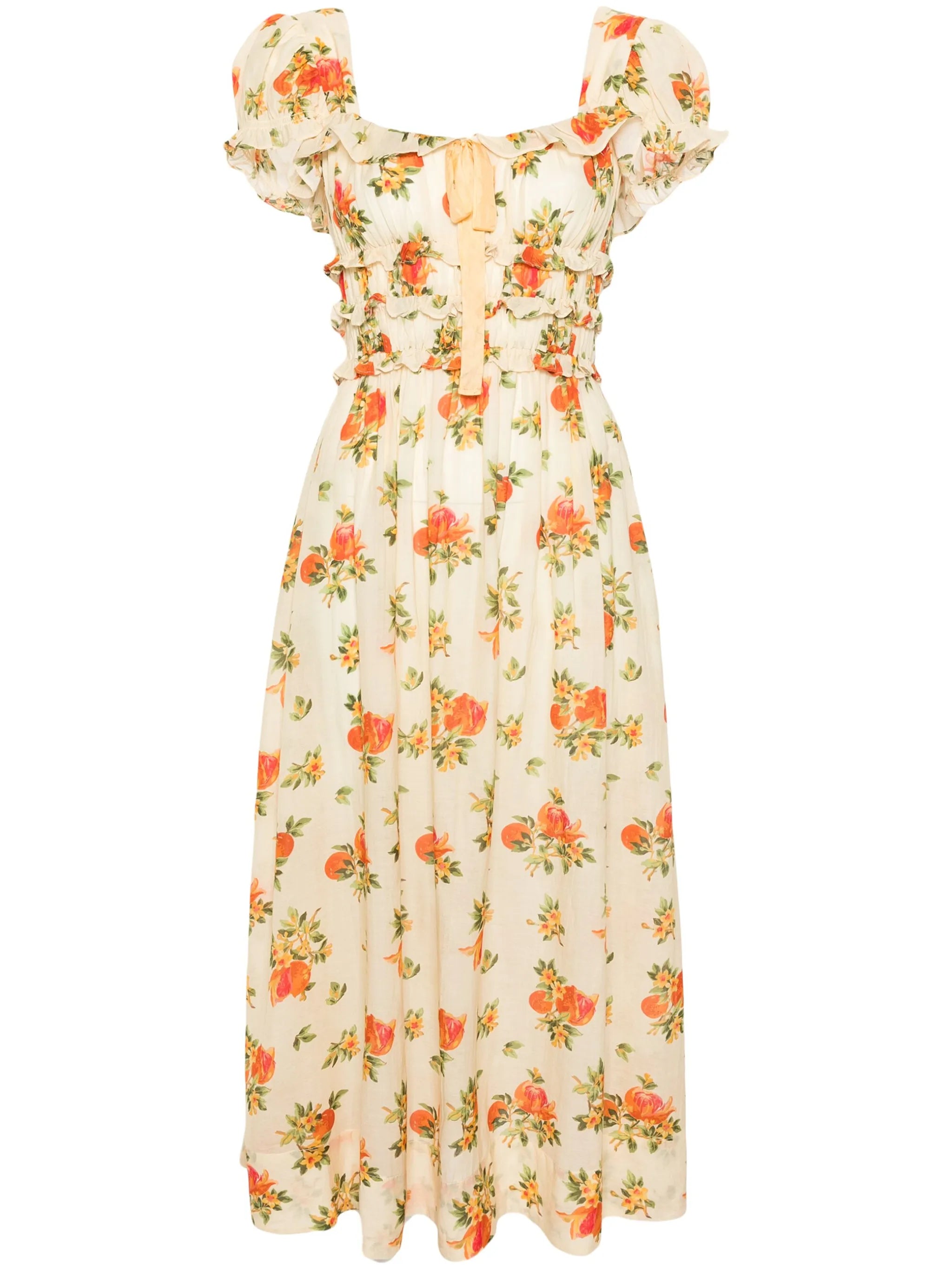 Clarinet floral-print midi dress