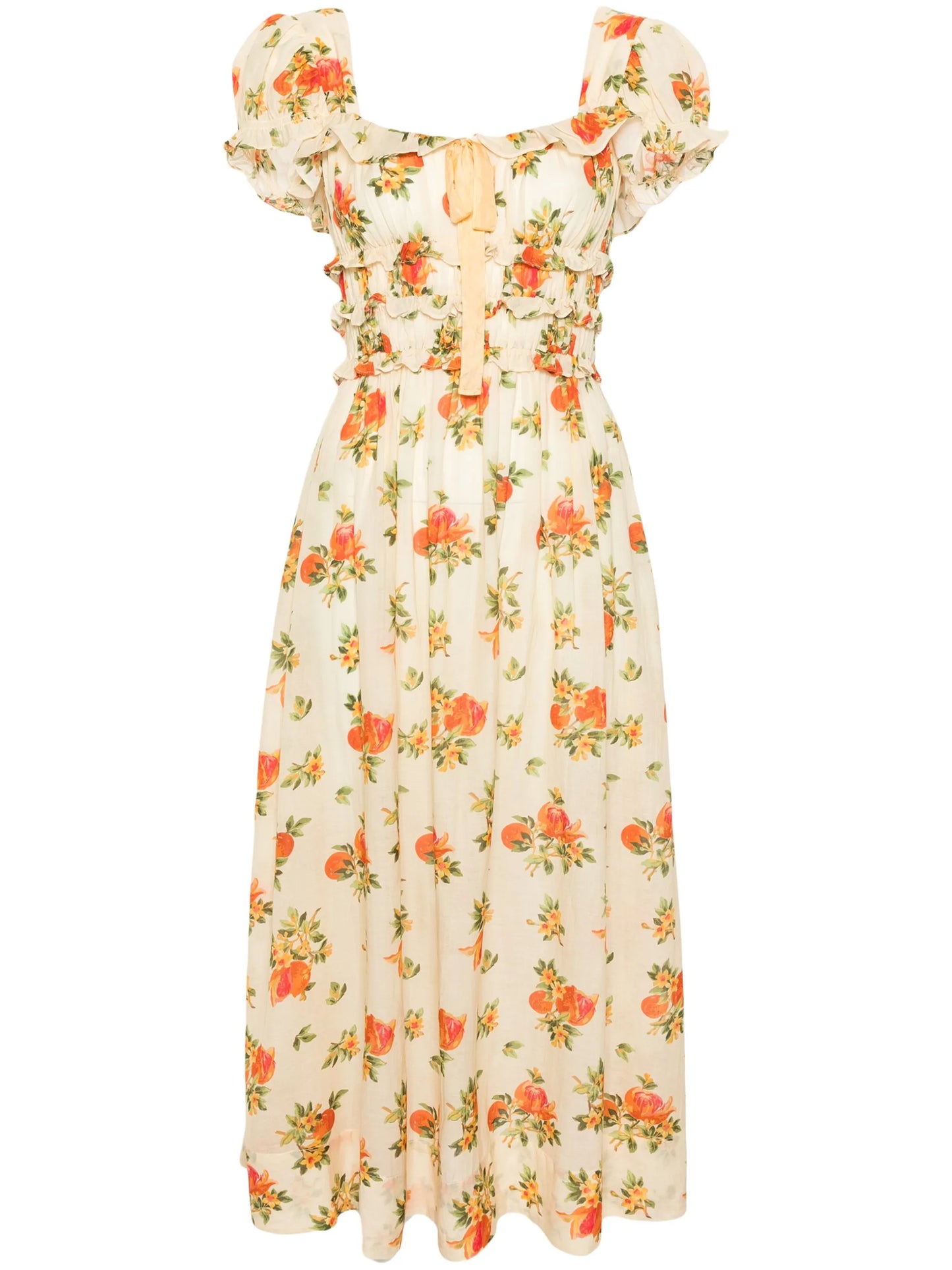 Clarinet floral-print midi dress