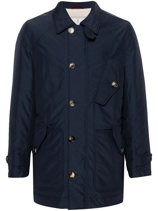 single-breasted padded jacket