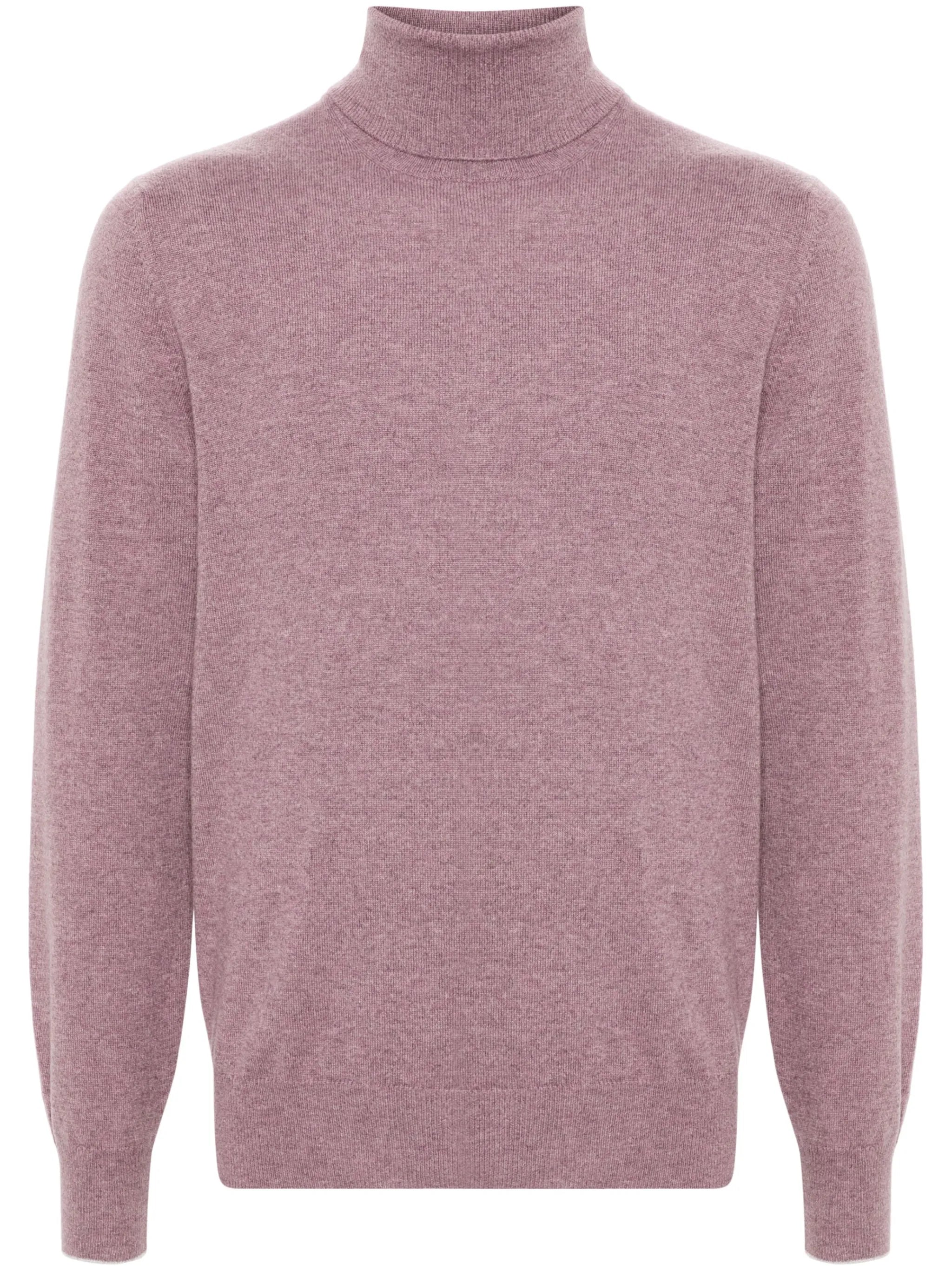 roll-neck cashmere jumper