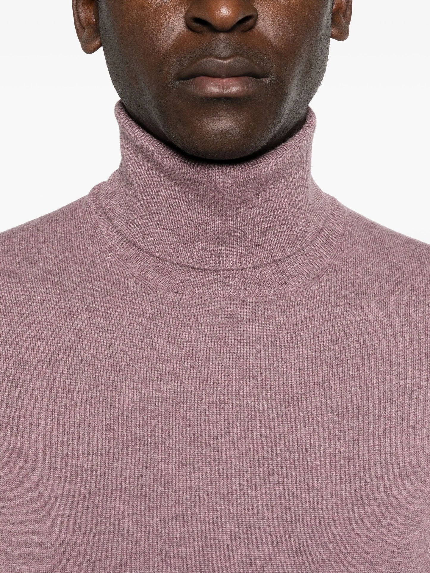 roll-neck cashmere jumper