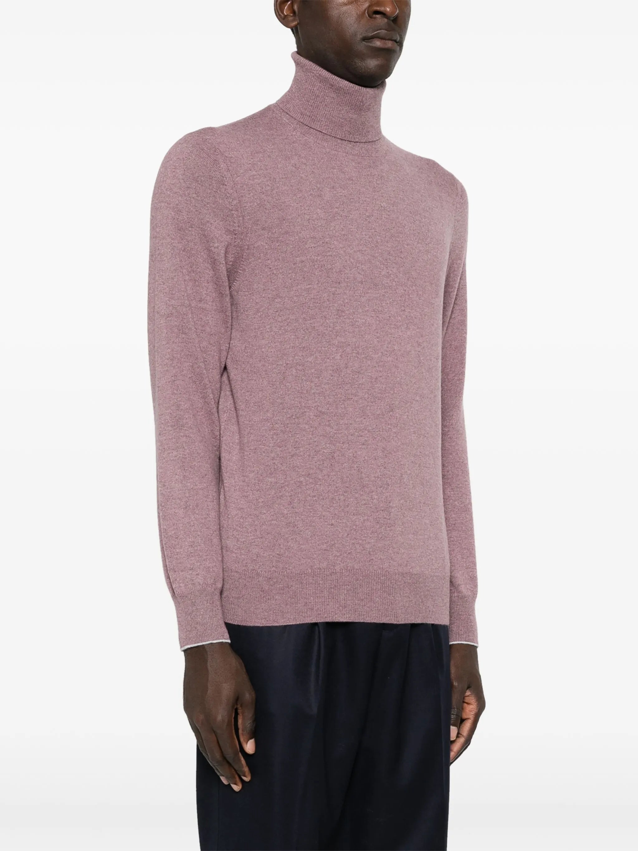 roll-neck cashmere jumper