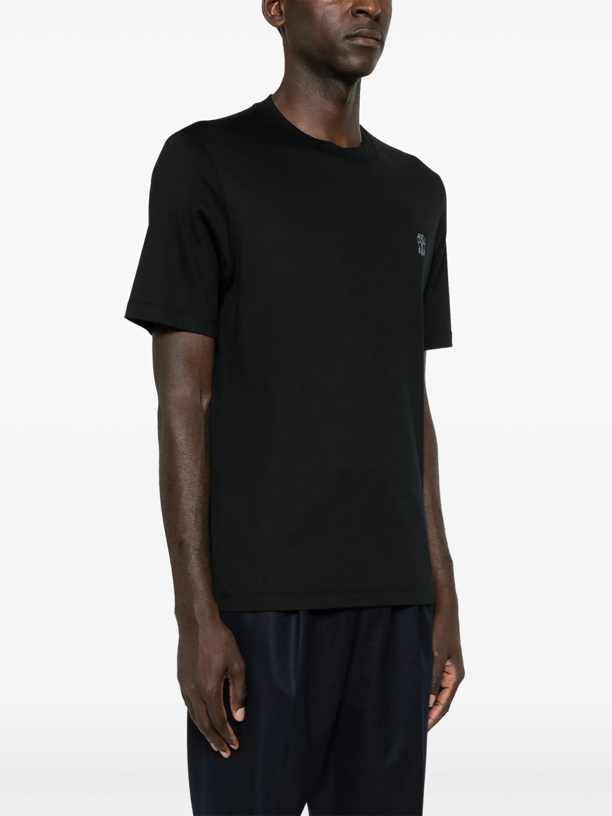 logo-print cotton T-shirt