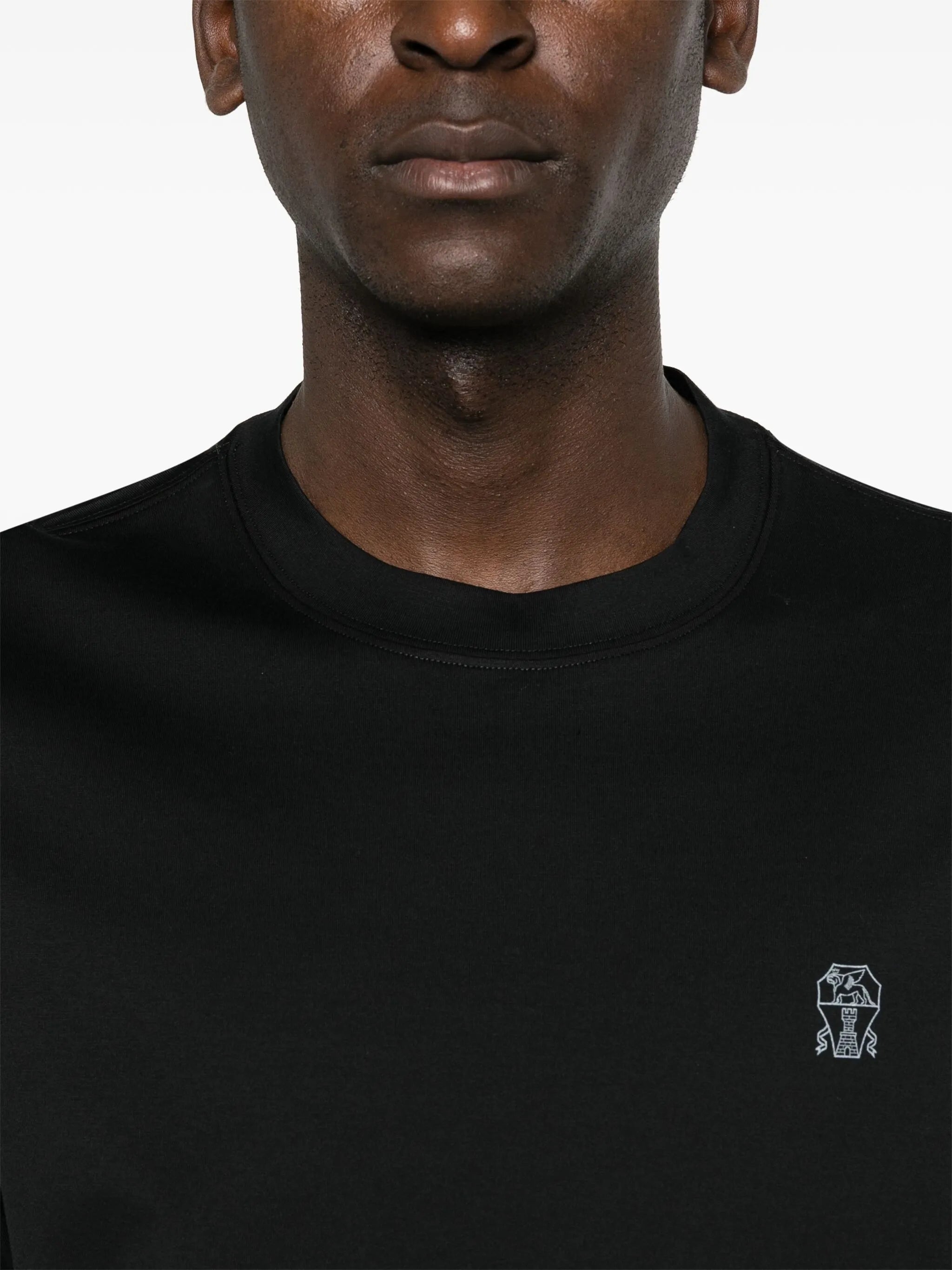 logo-print cotton T-shirt
