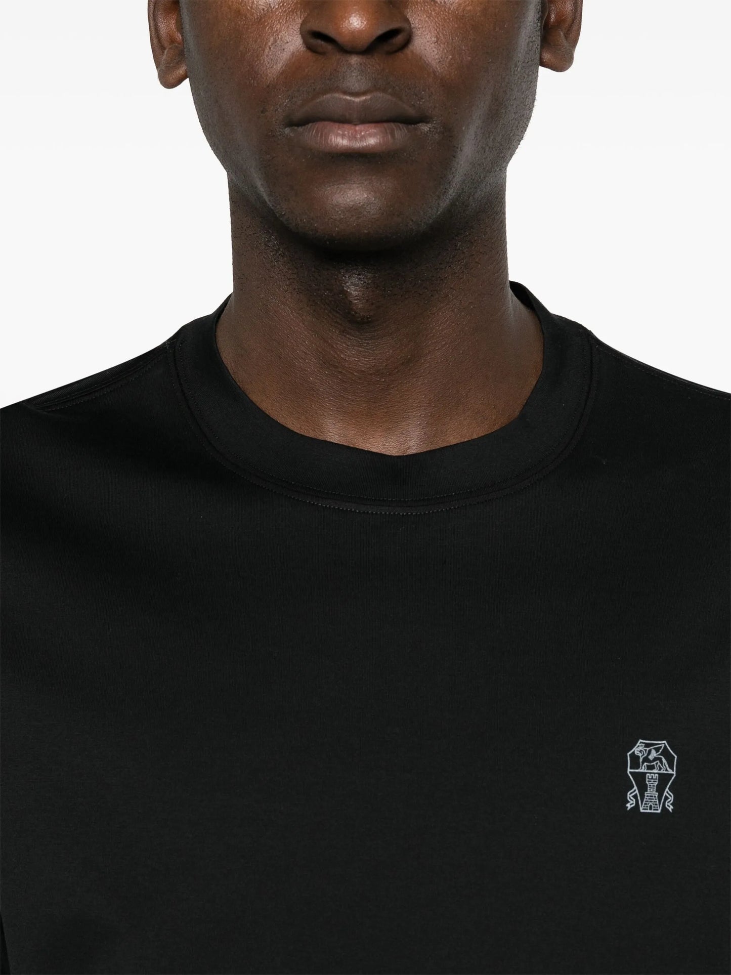 logo-print cotton T-shirt