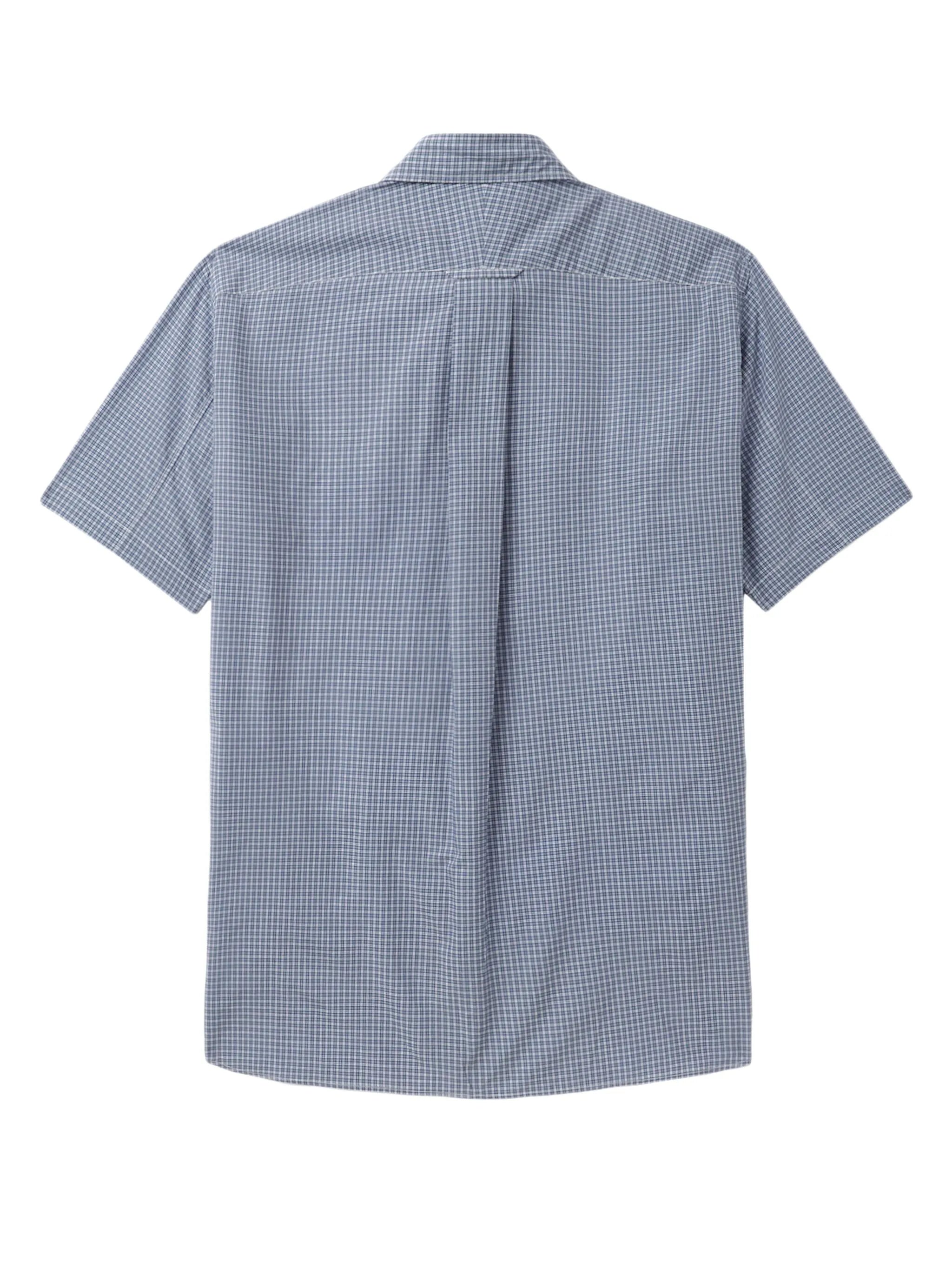 striped patchwork cotton shirt