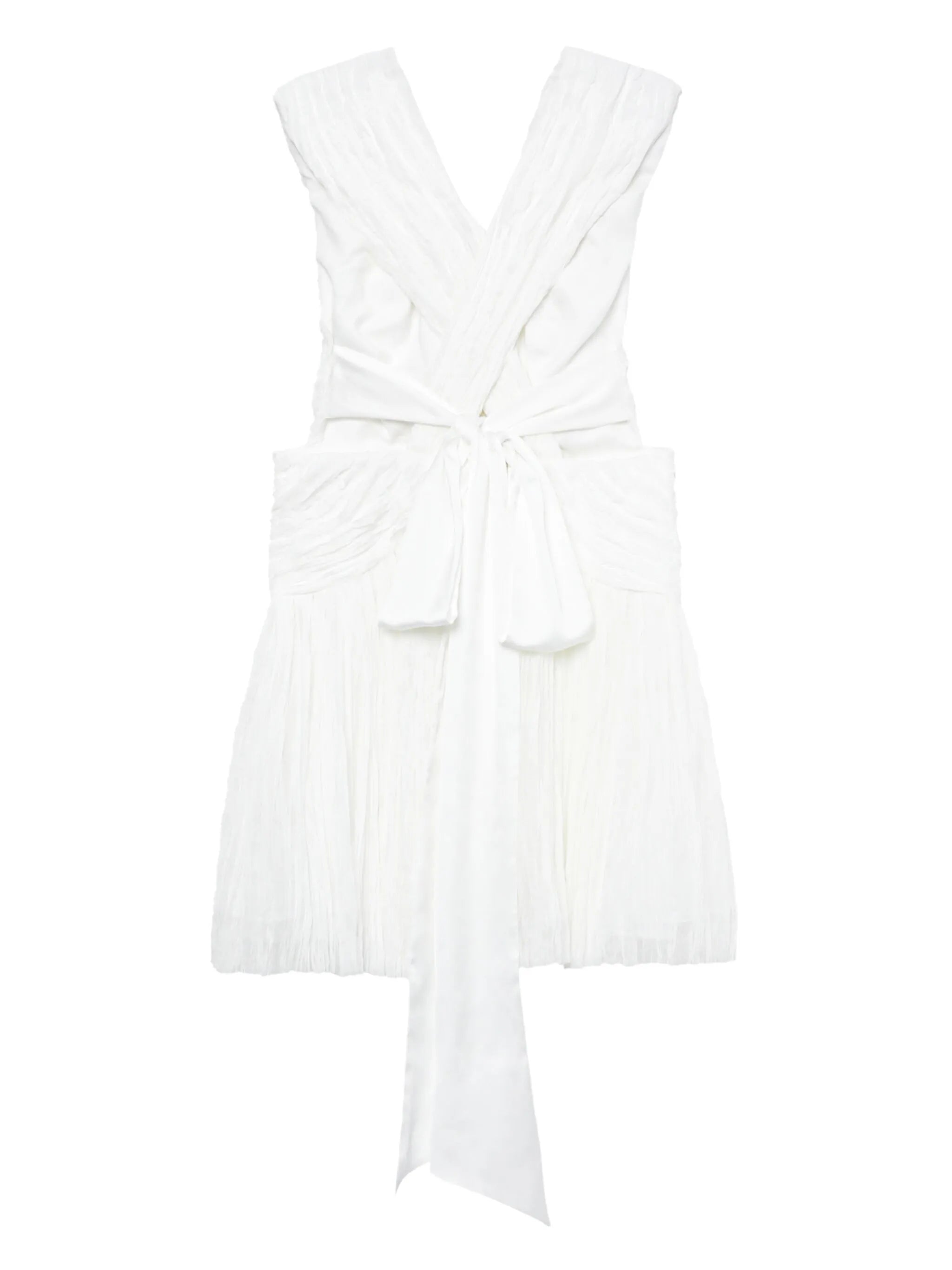 Escapist pleated minidress
