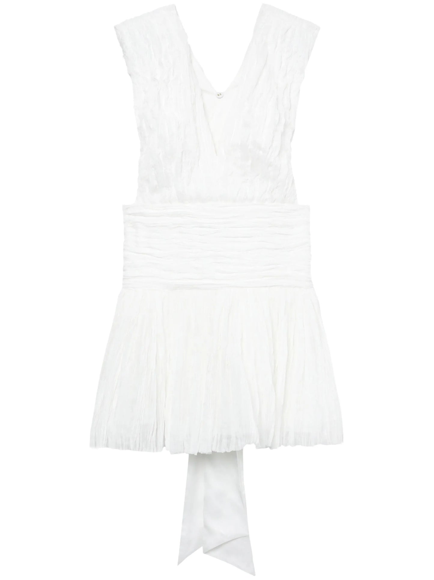 Escapist pleated minidress