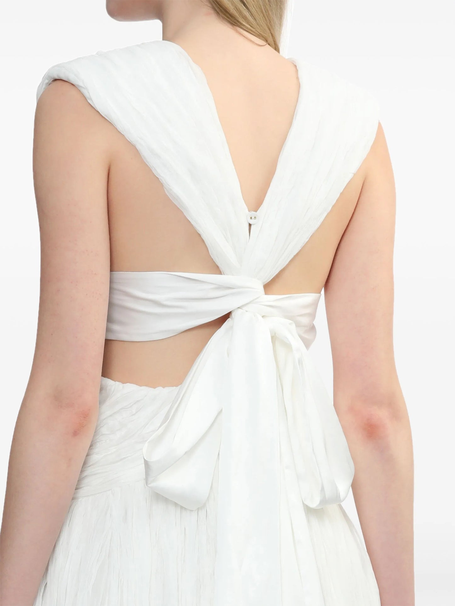Escapist pleated minidress