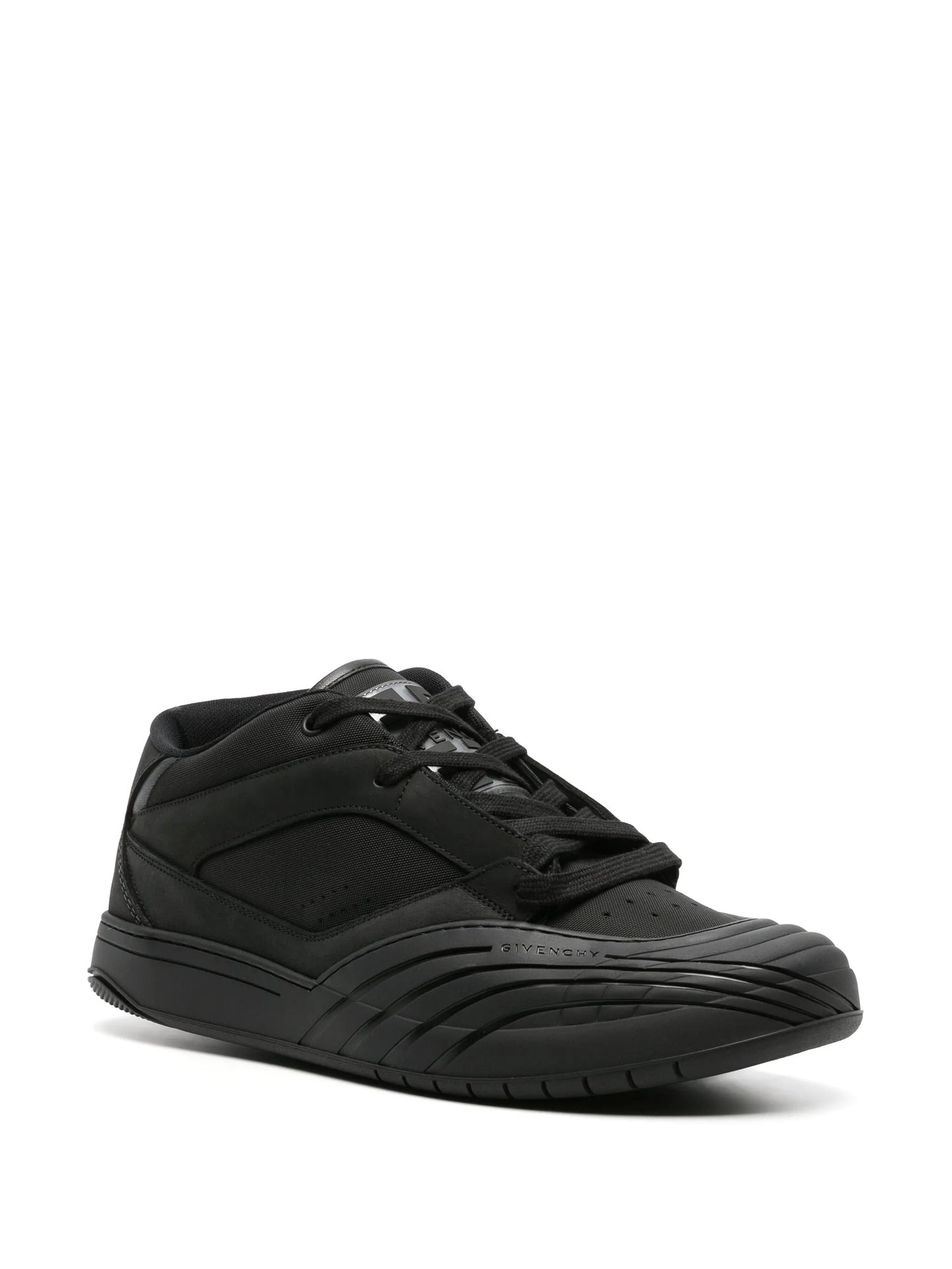 4G-appliqué tonal sneakers