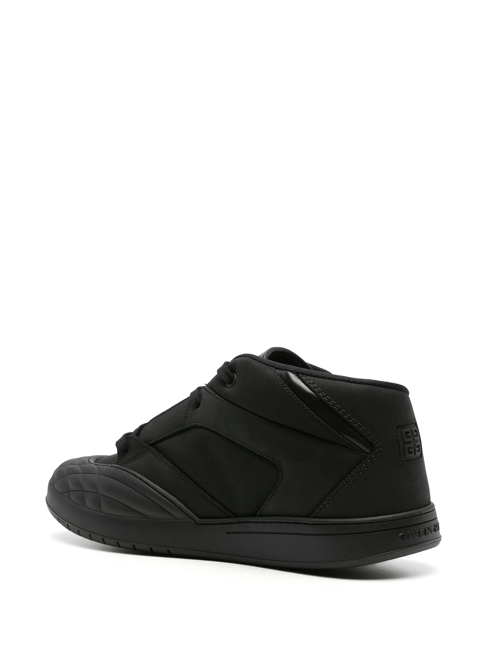 4G-appliqué tonal sneakers
