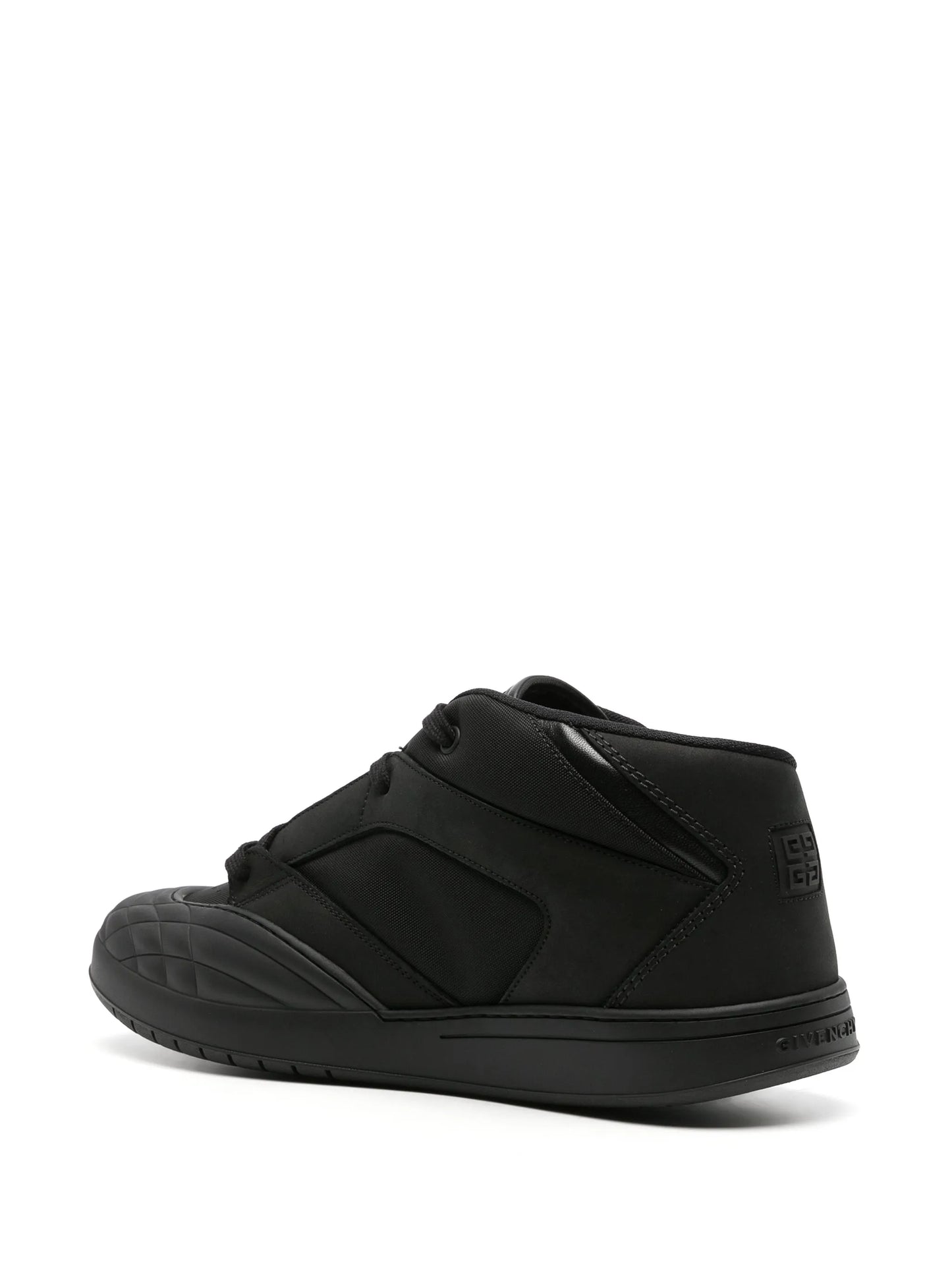 4G-appliqué tonal sneakers