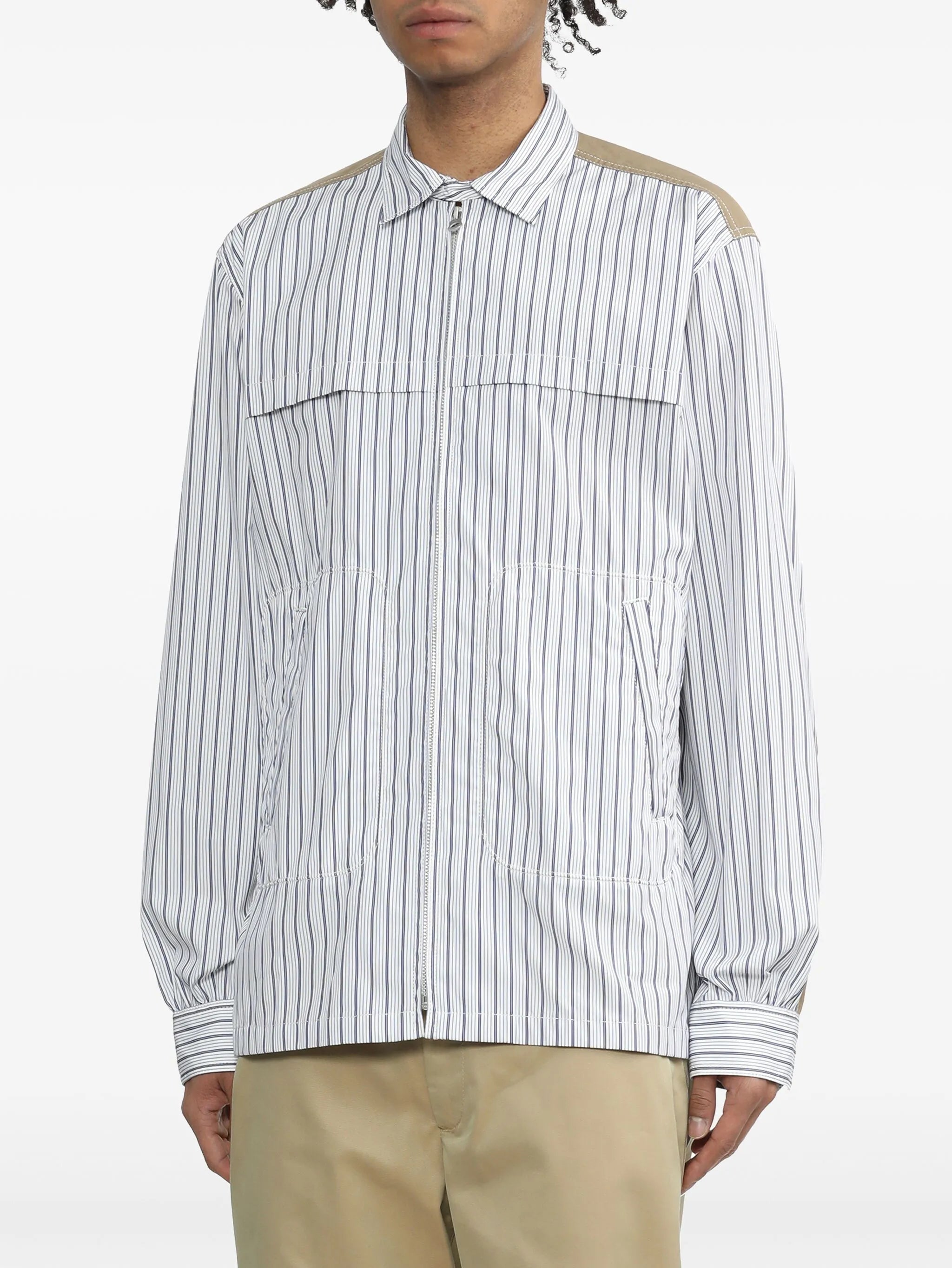 striped cotton shirt