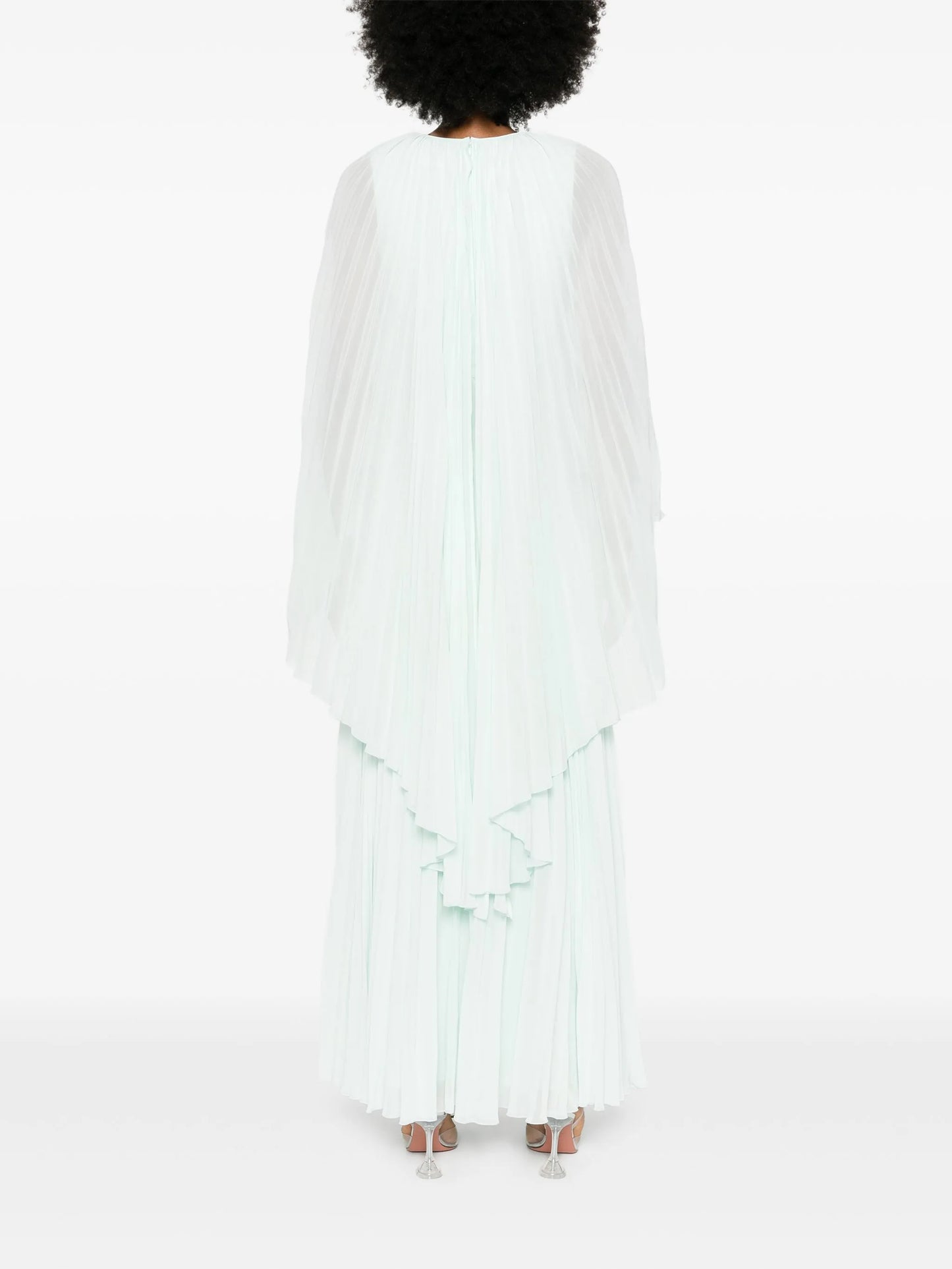 Miley pleated gown