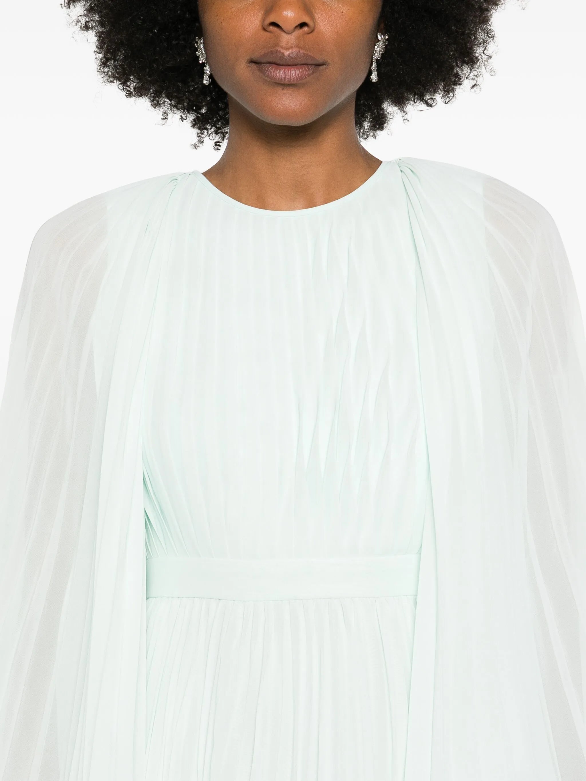 Miley pleated gown