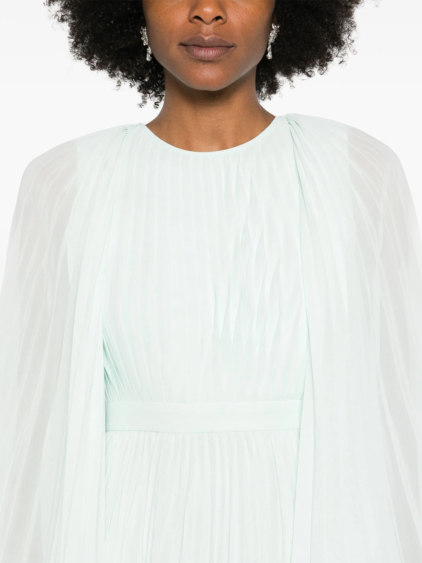 Miley pleated gown