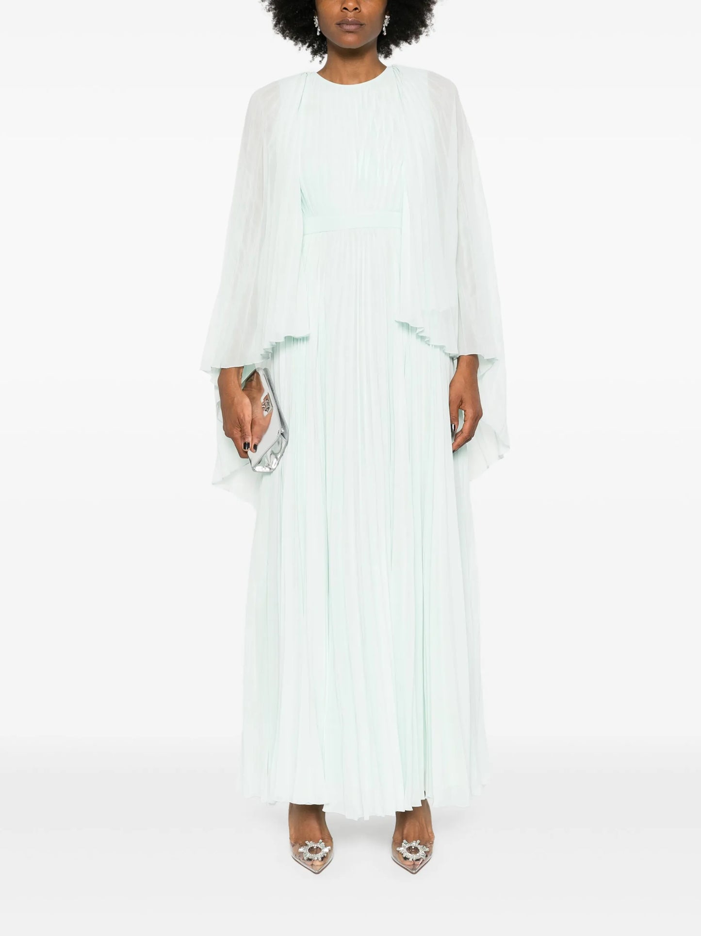 Miley pleated gown