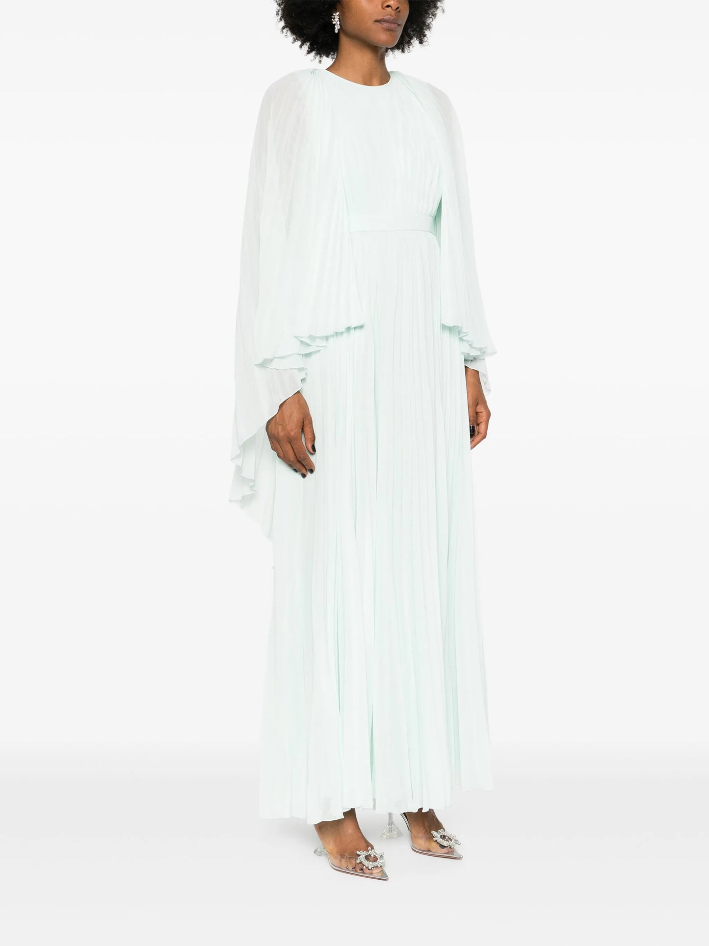 Miley pleated gown