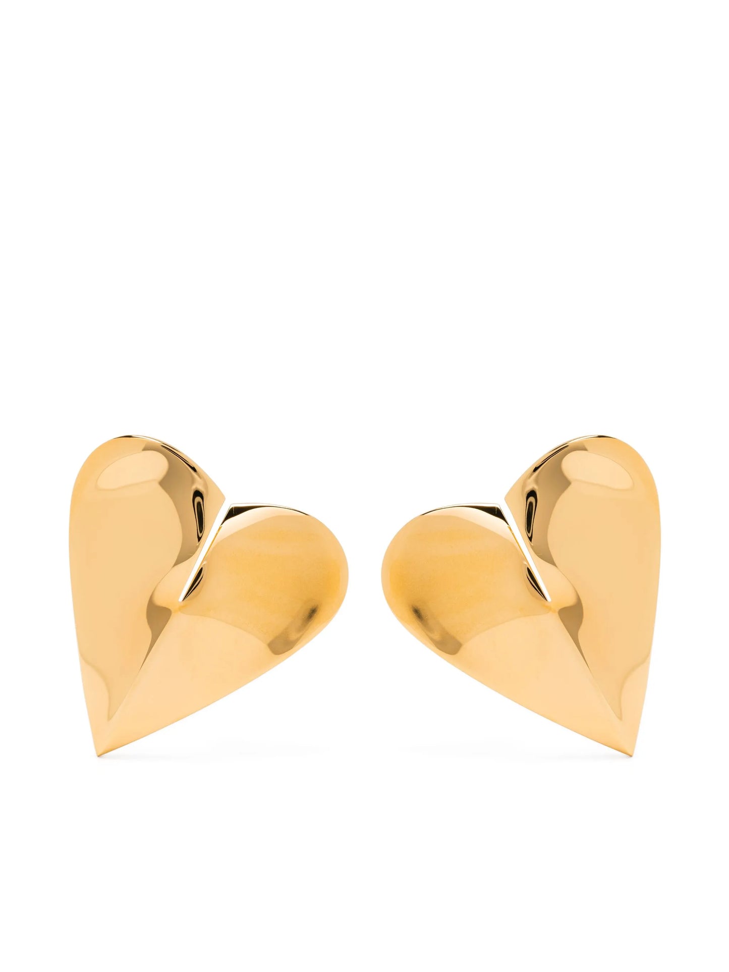 heart-shape stud earrings