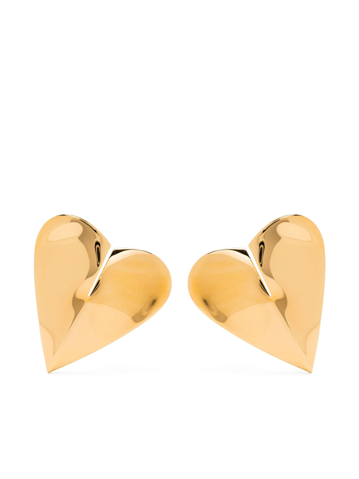 heart-shape stud earrings