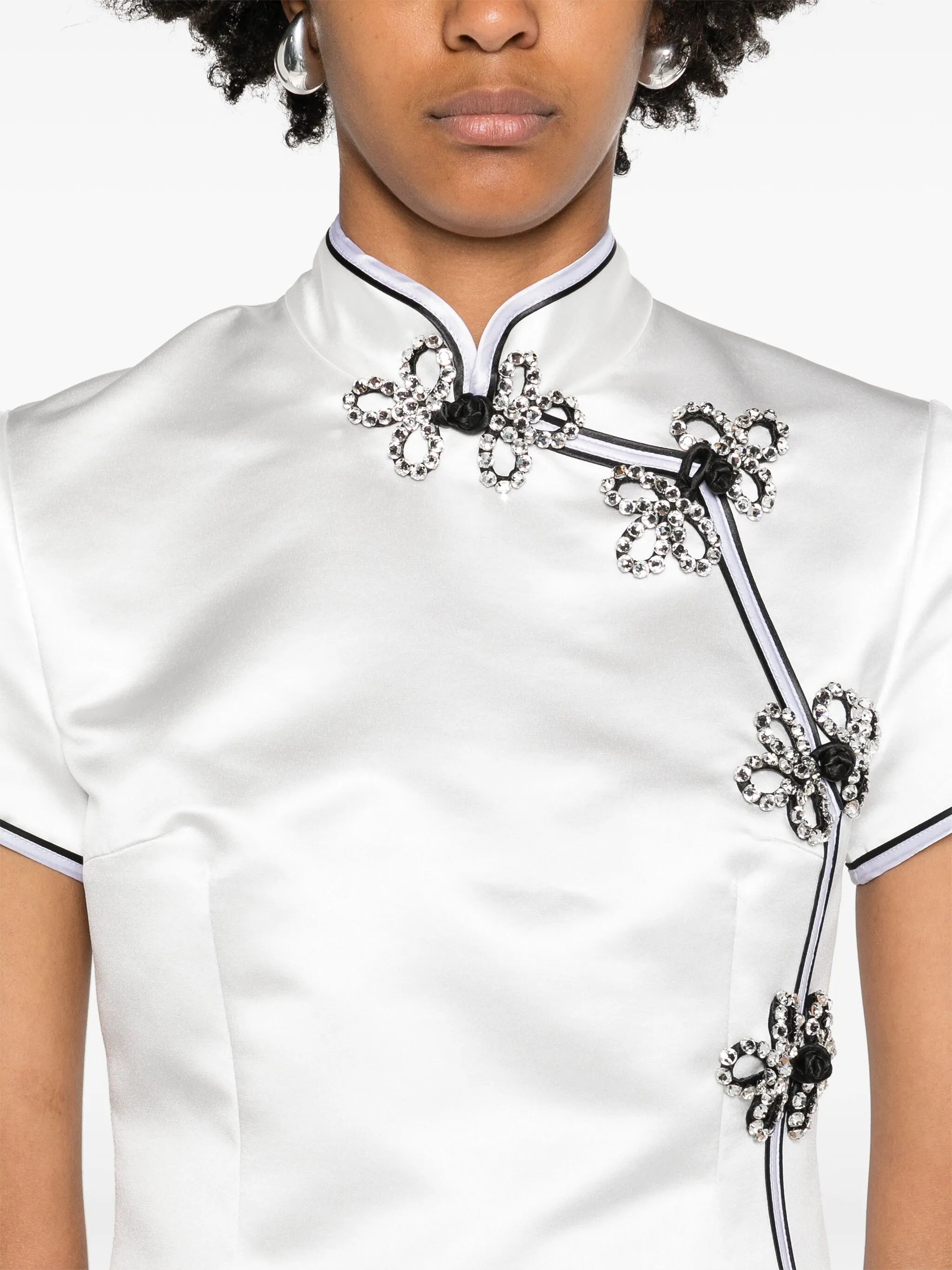 Manon silk midi dress