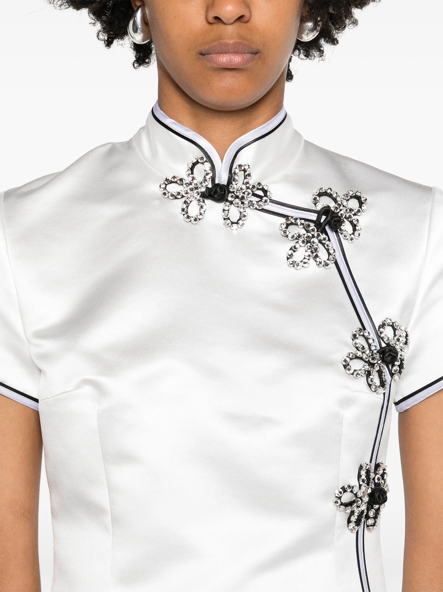 Manon silk midi dress