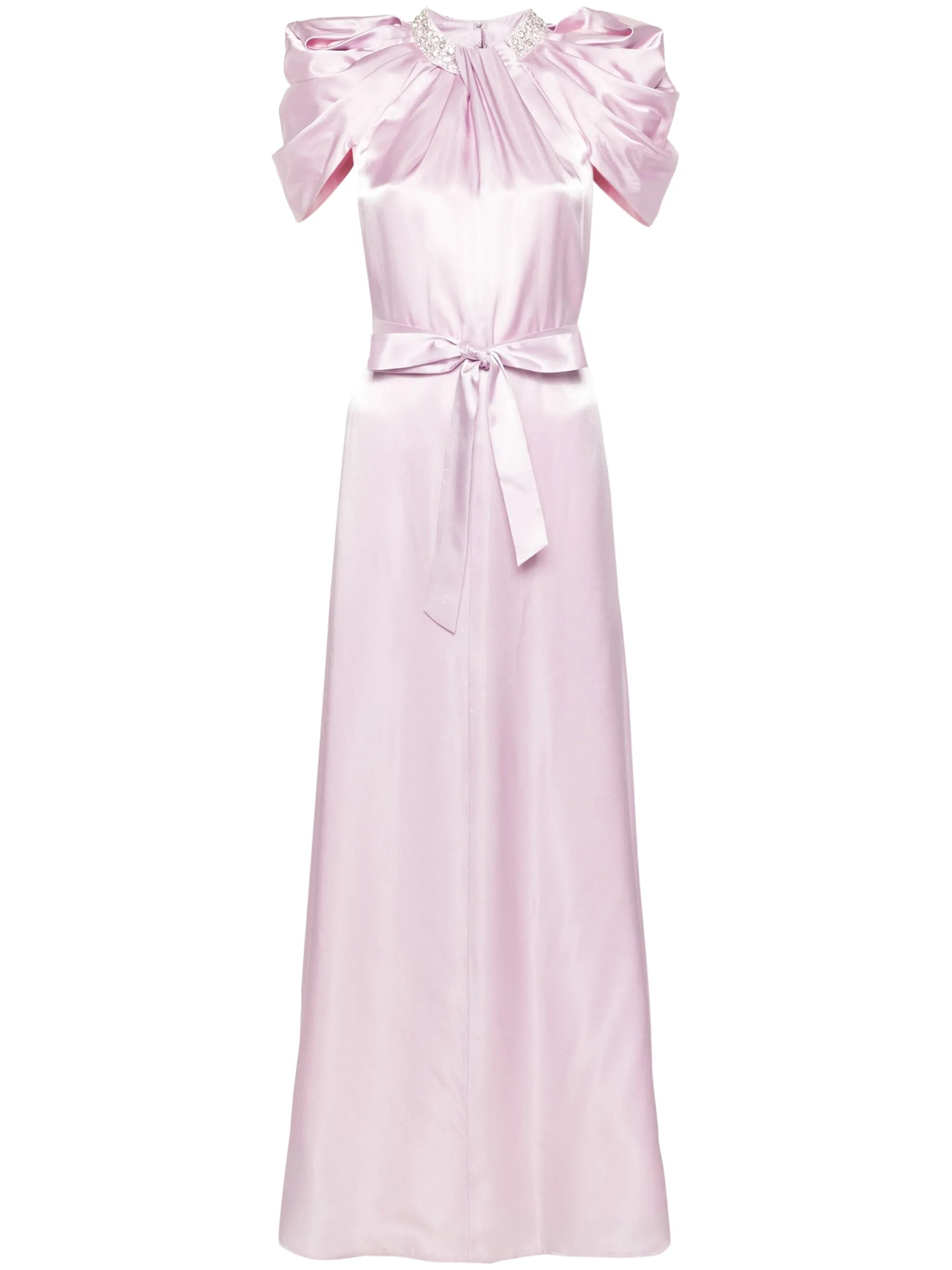 Glory twisted satin gown