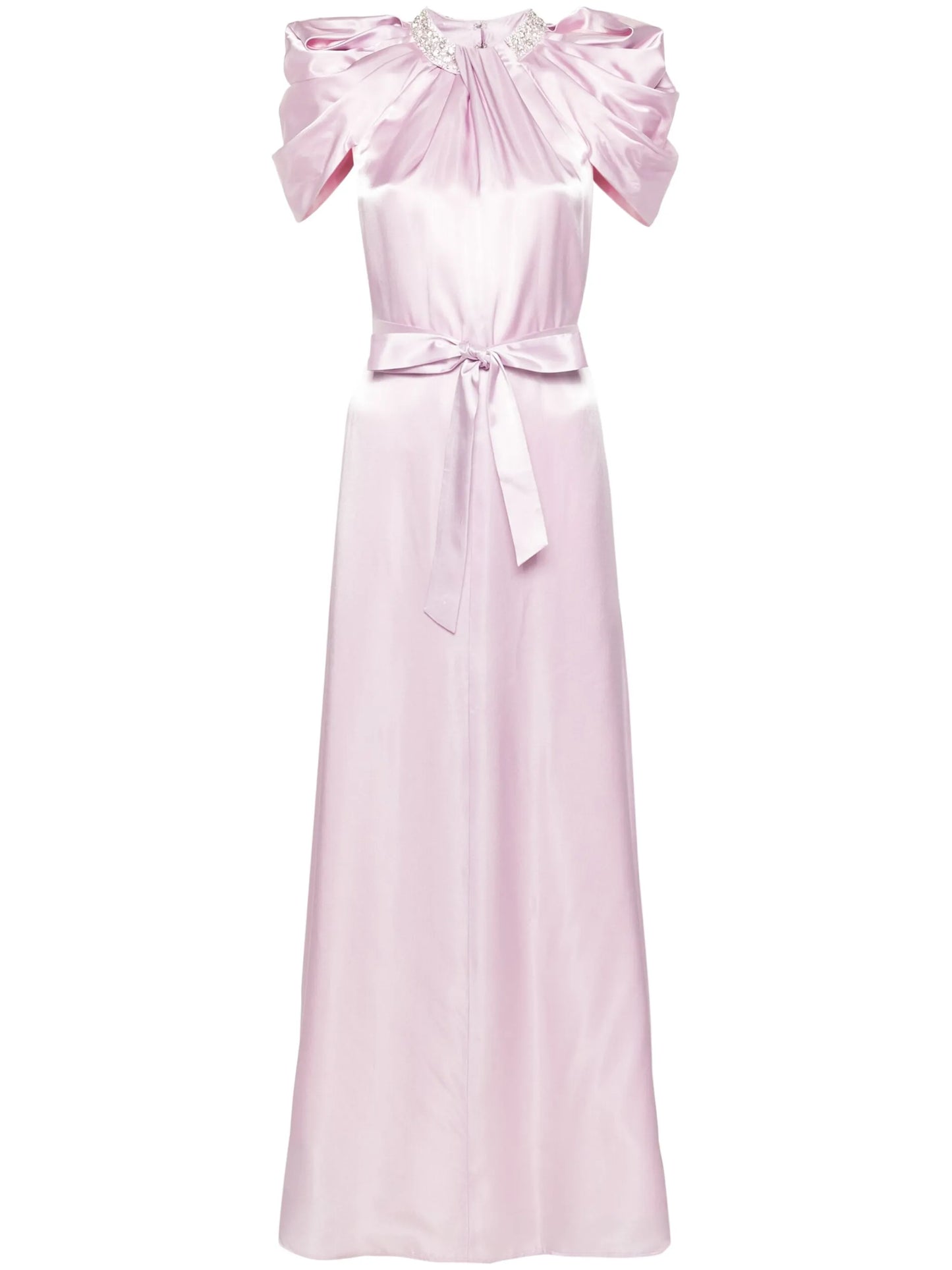 Glory twisted satin gown
