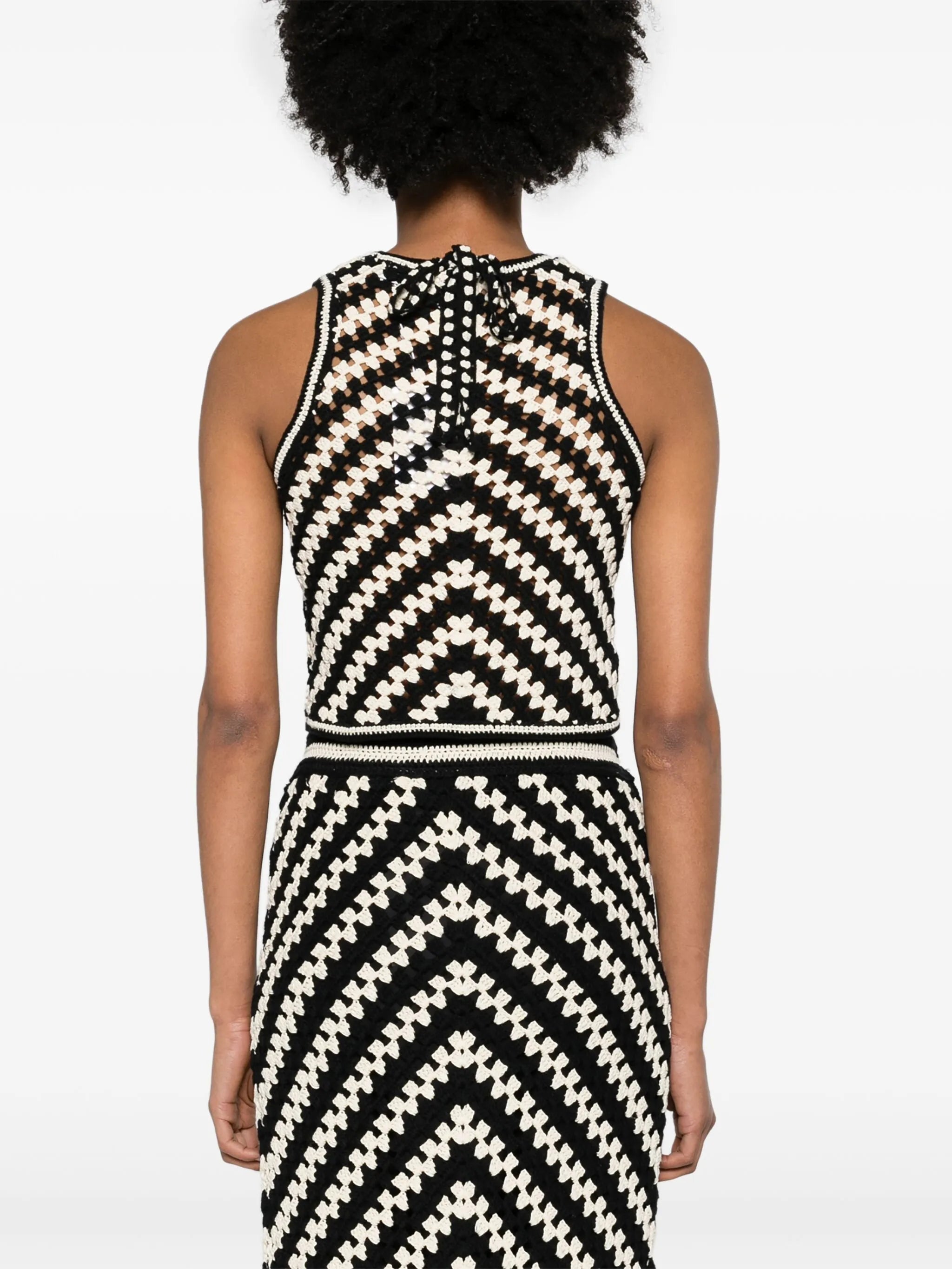 Halliday crochet tank top