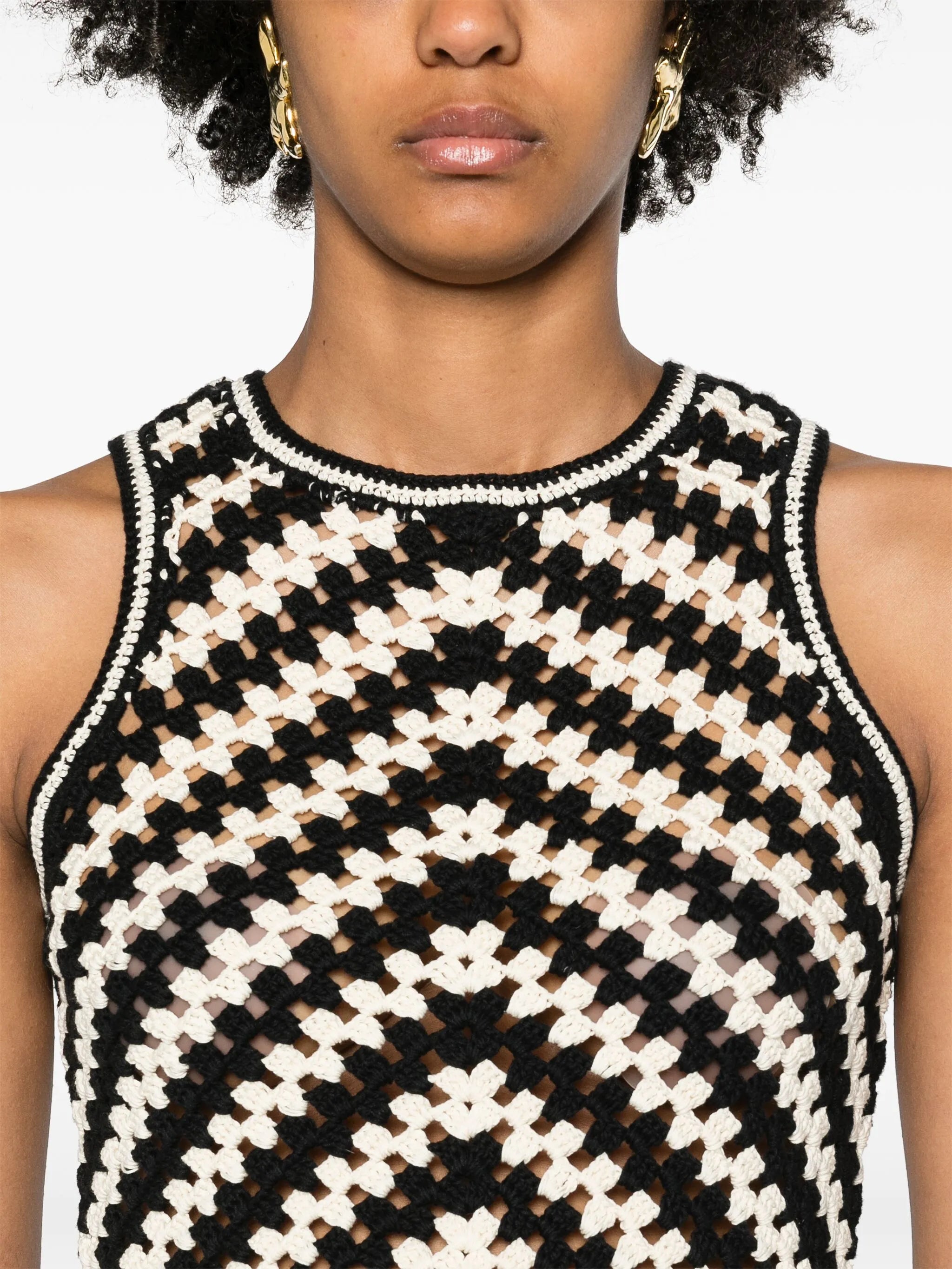 Halliday crochet tank top