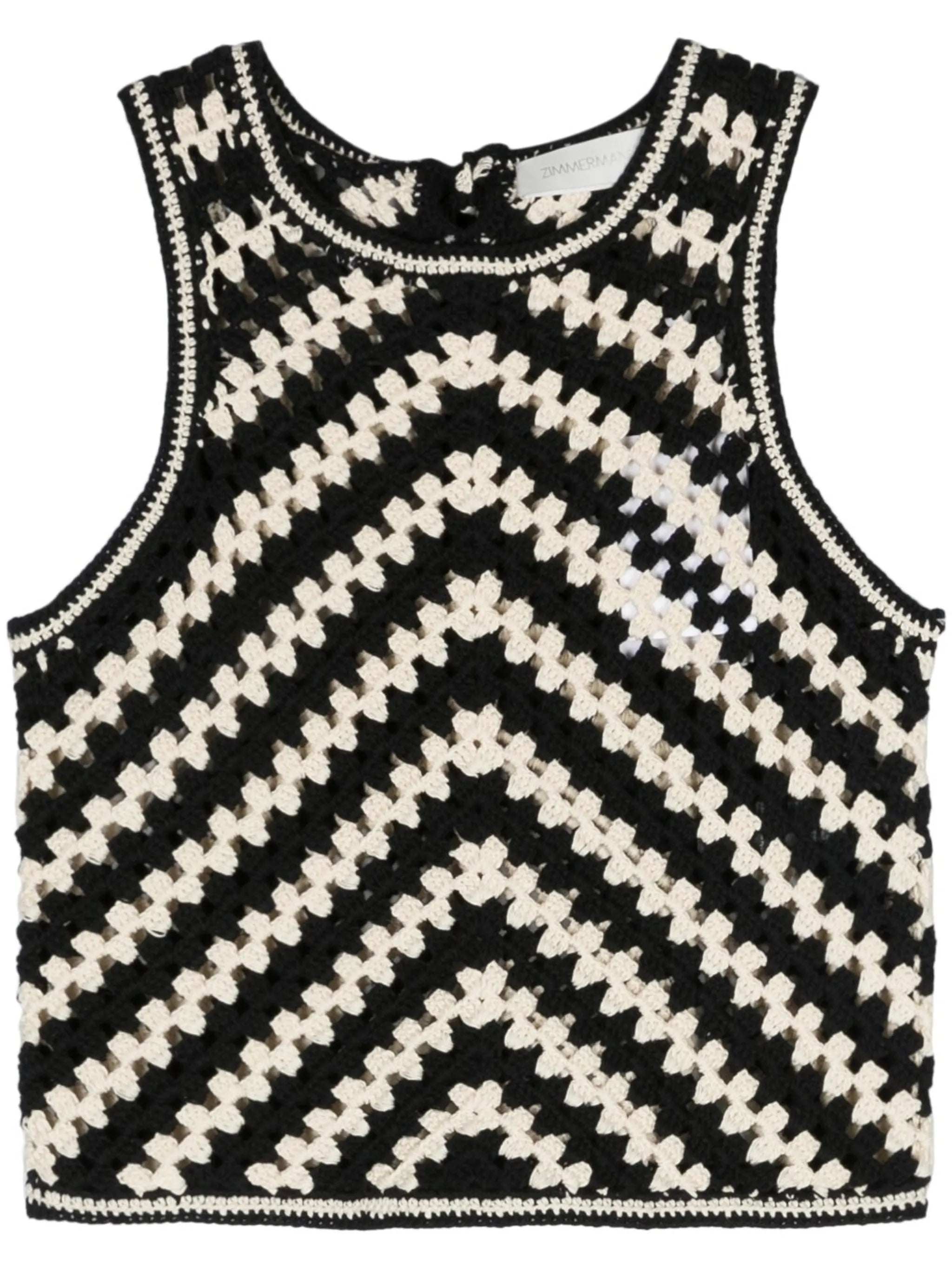 Halliday crochet tank top
