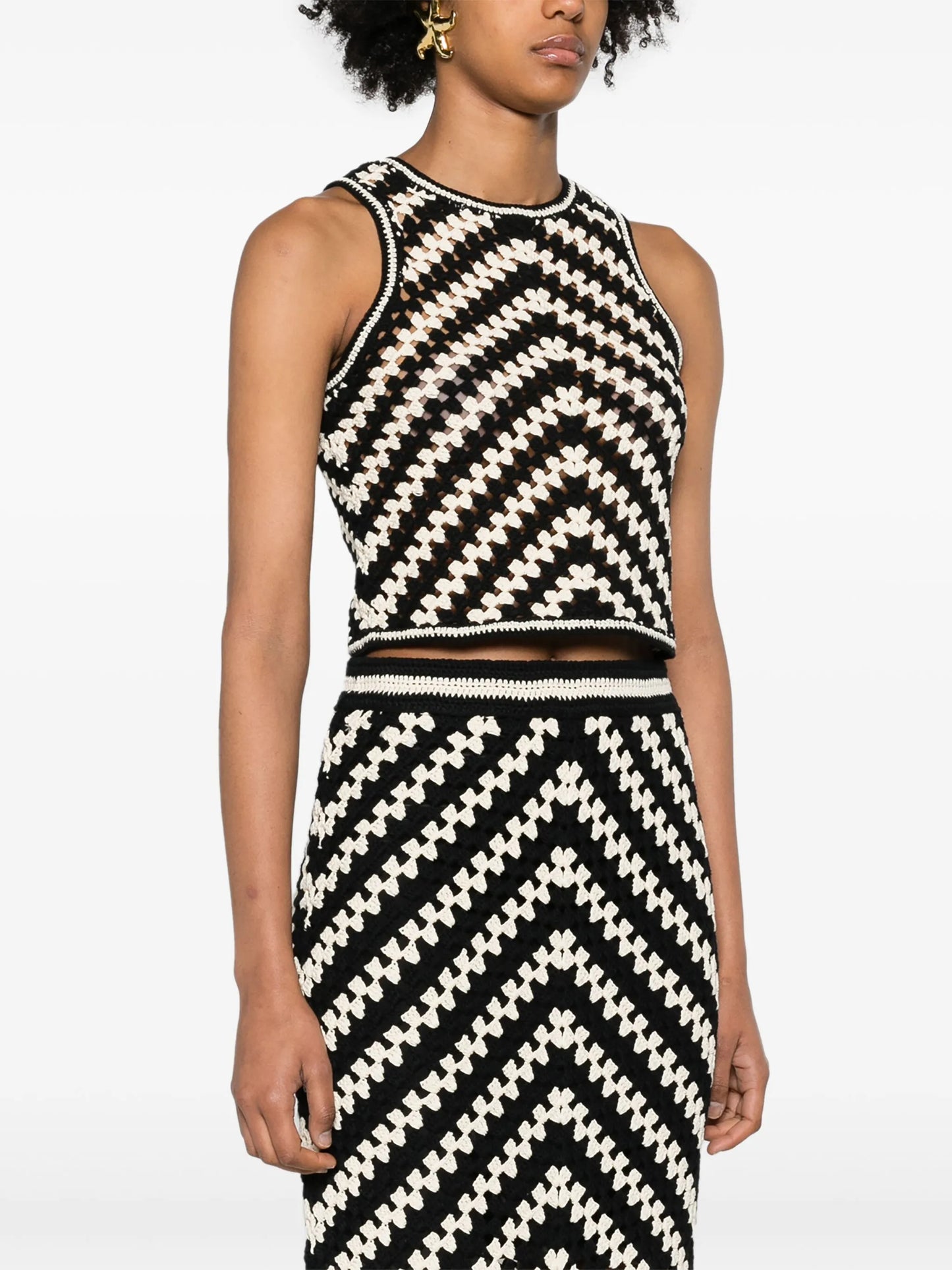 Halliday crochet tank top