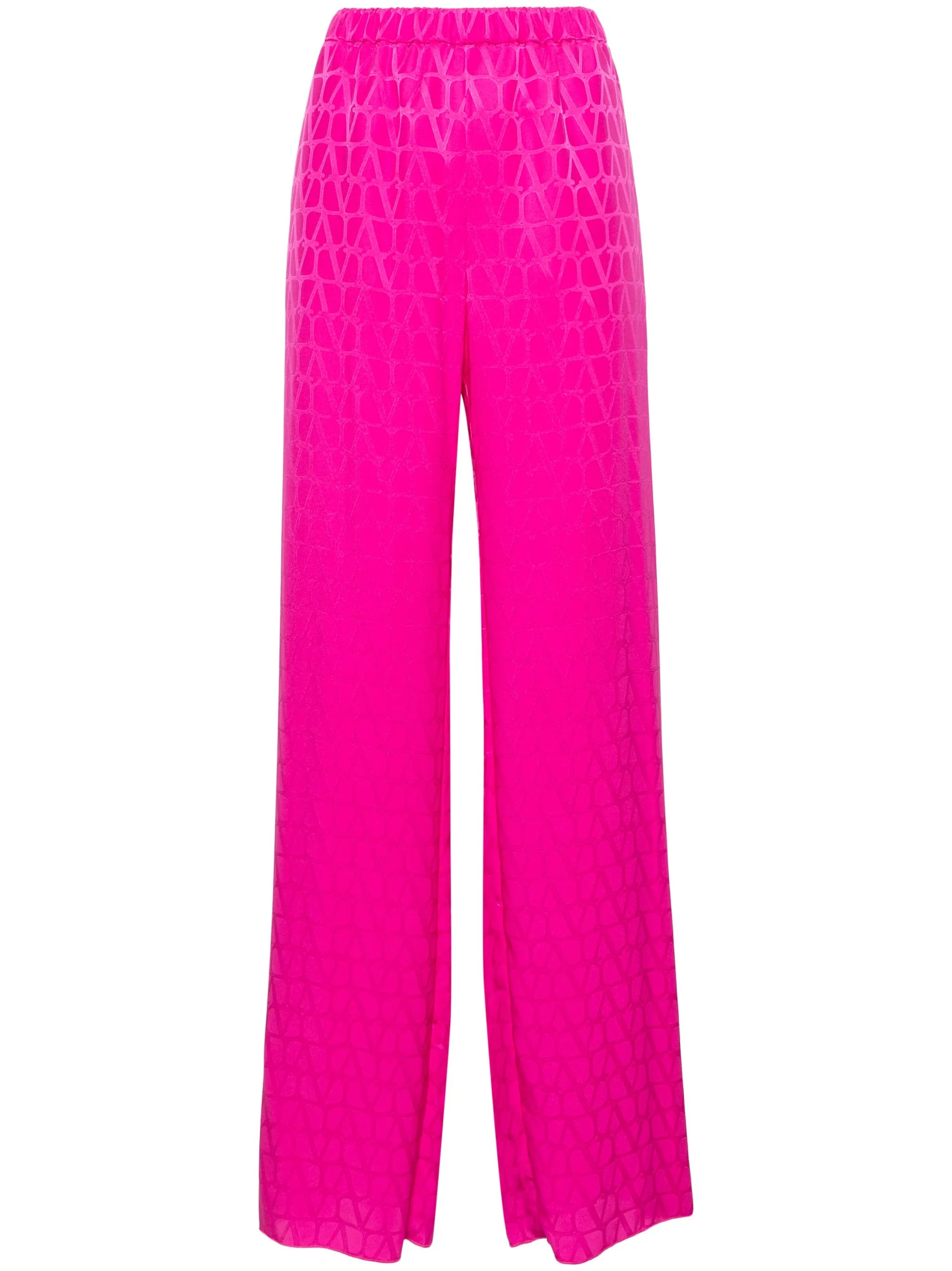 Toile Iconographe silk palazzo trousers