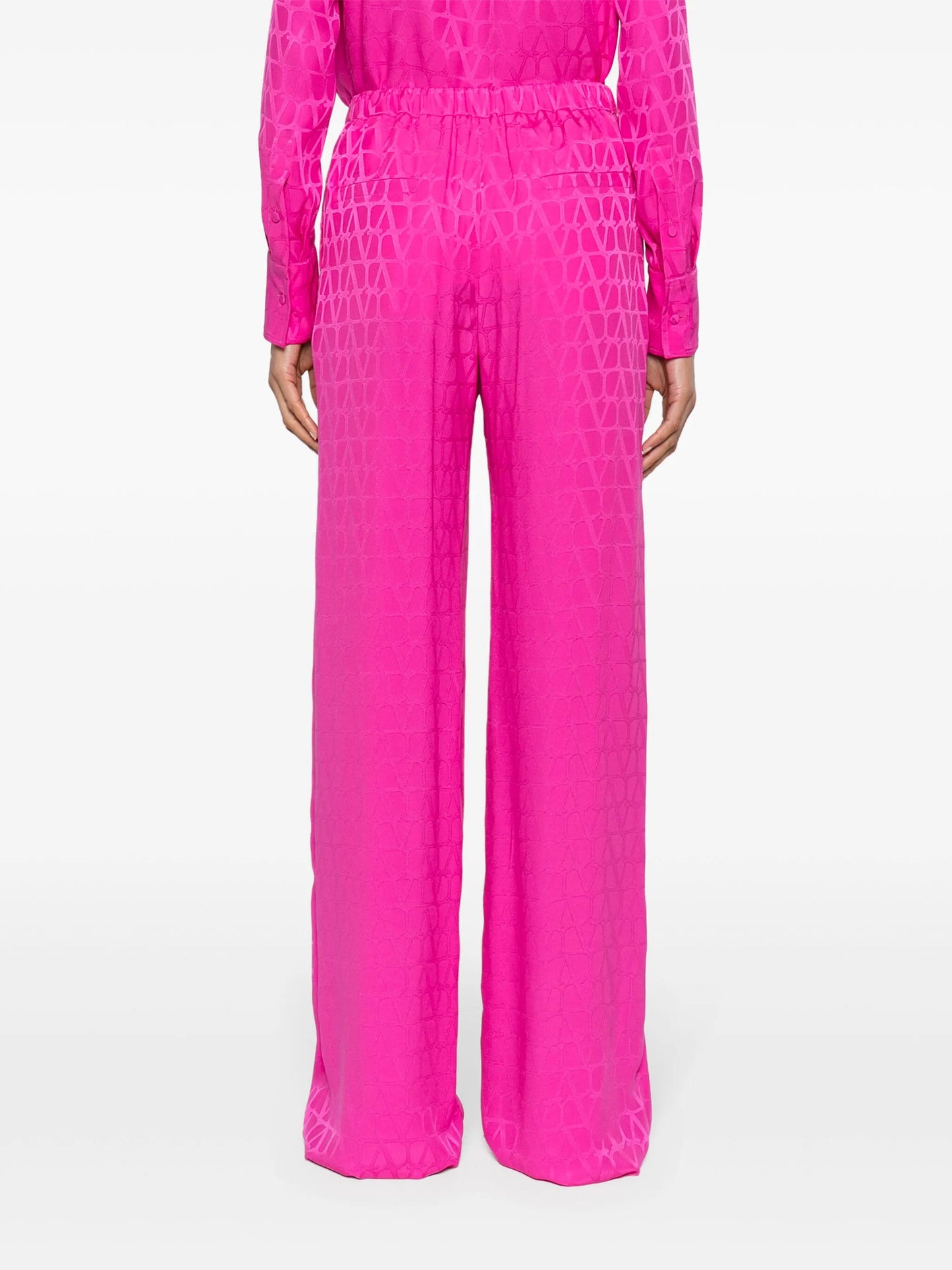 Toile Iconographe silk palazzo trousers