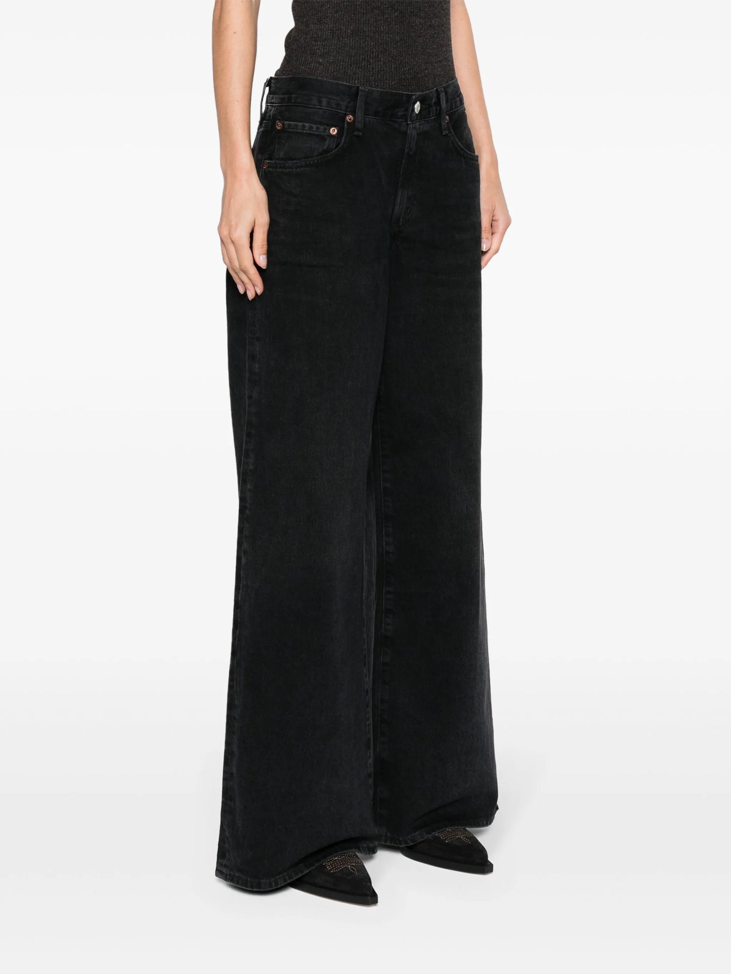 Clara low-rise flared jeans