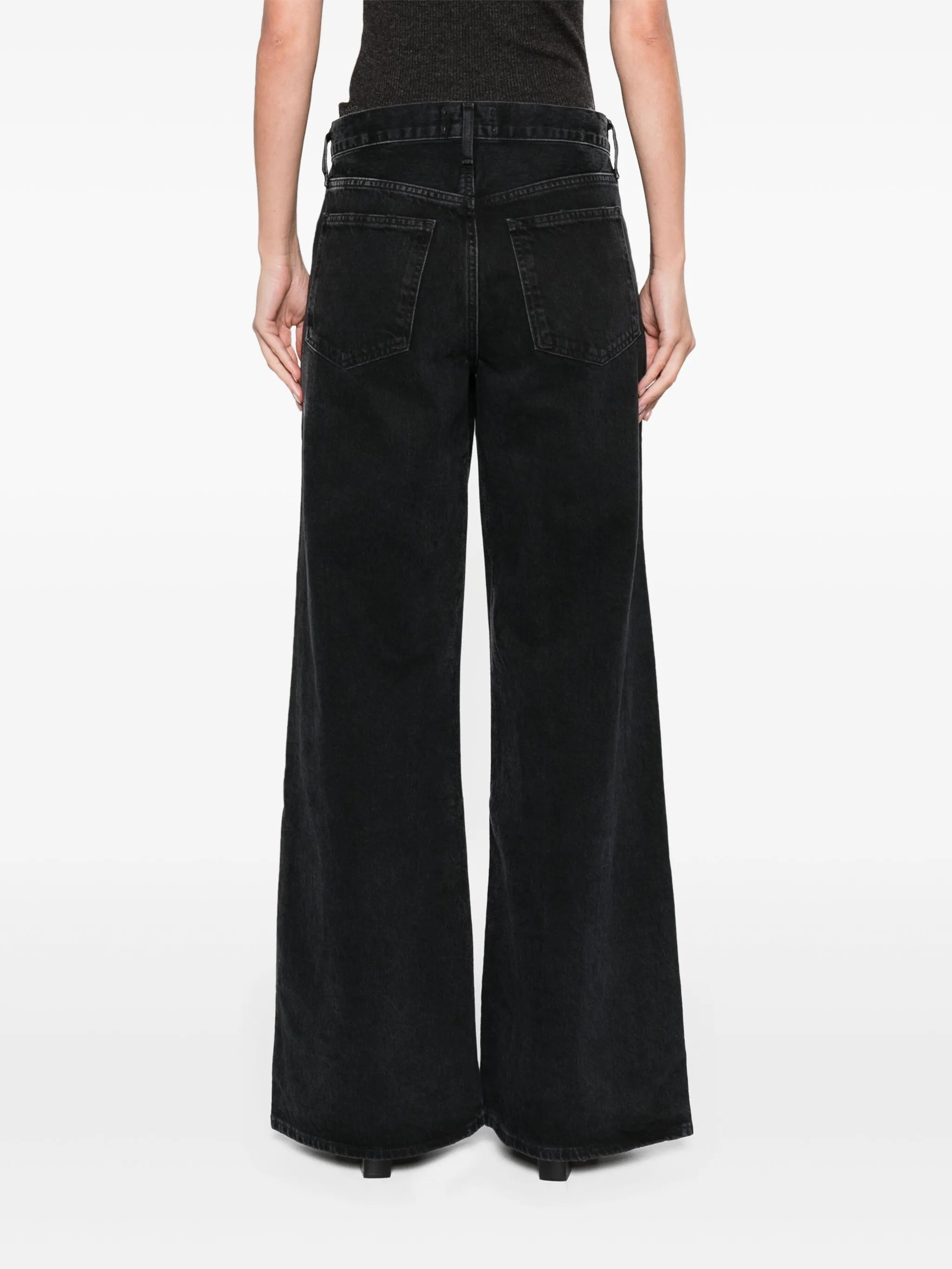 Clara low-rise flared jeans