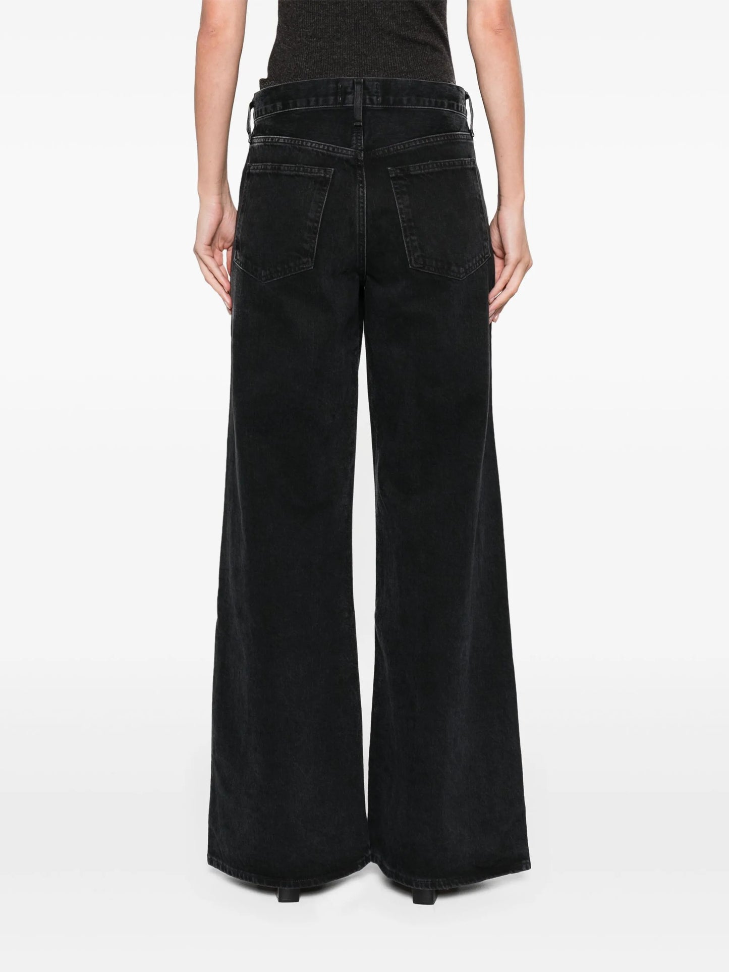 Clara low-rise flared jeans