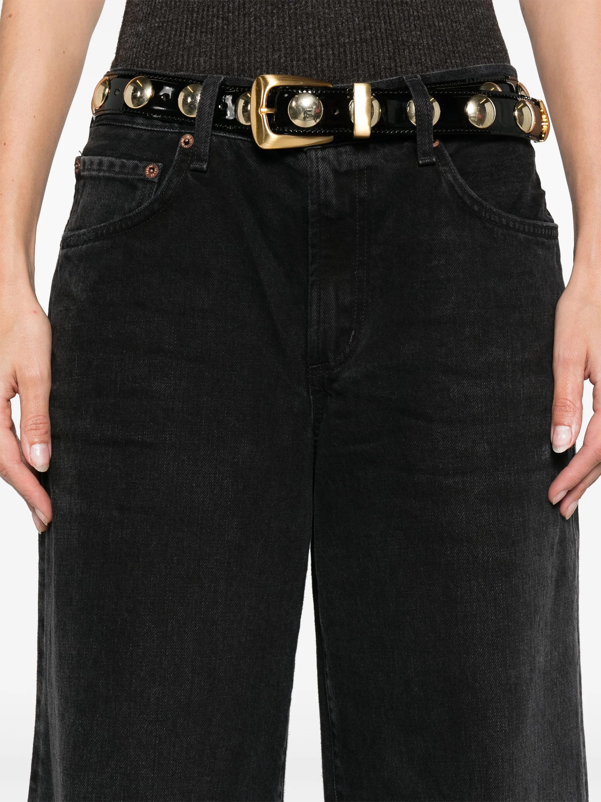 Clara low-rise flared jeans