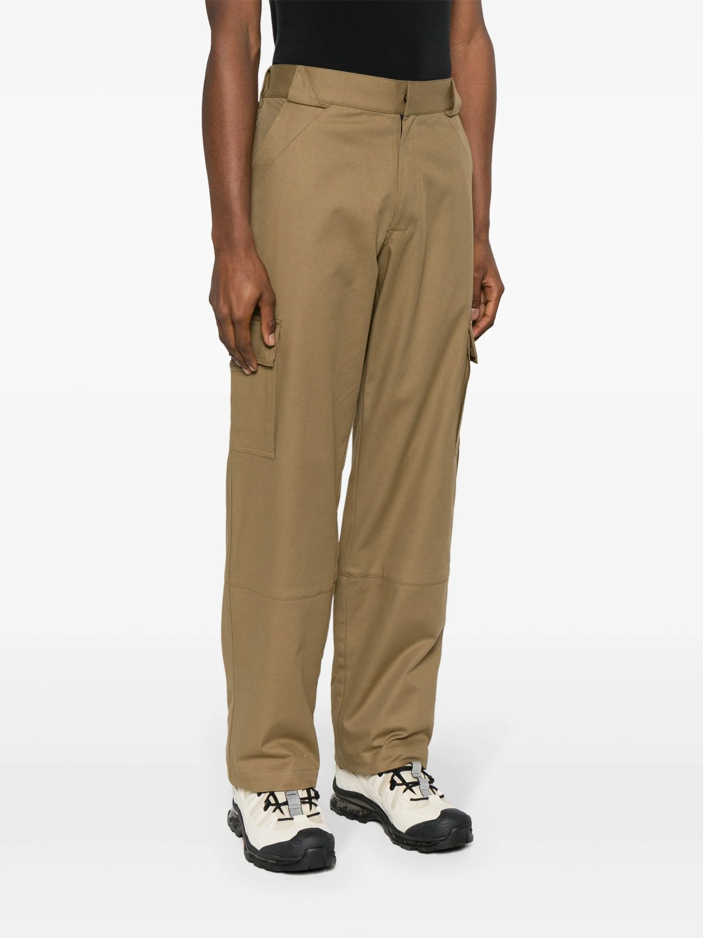 Shank Structured straight-leg trousers