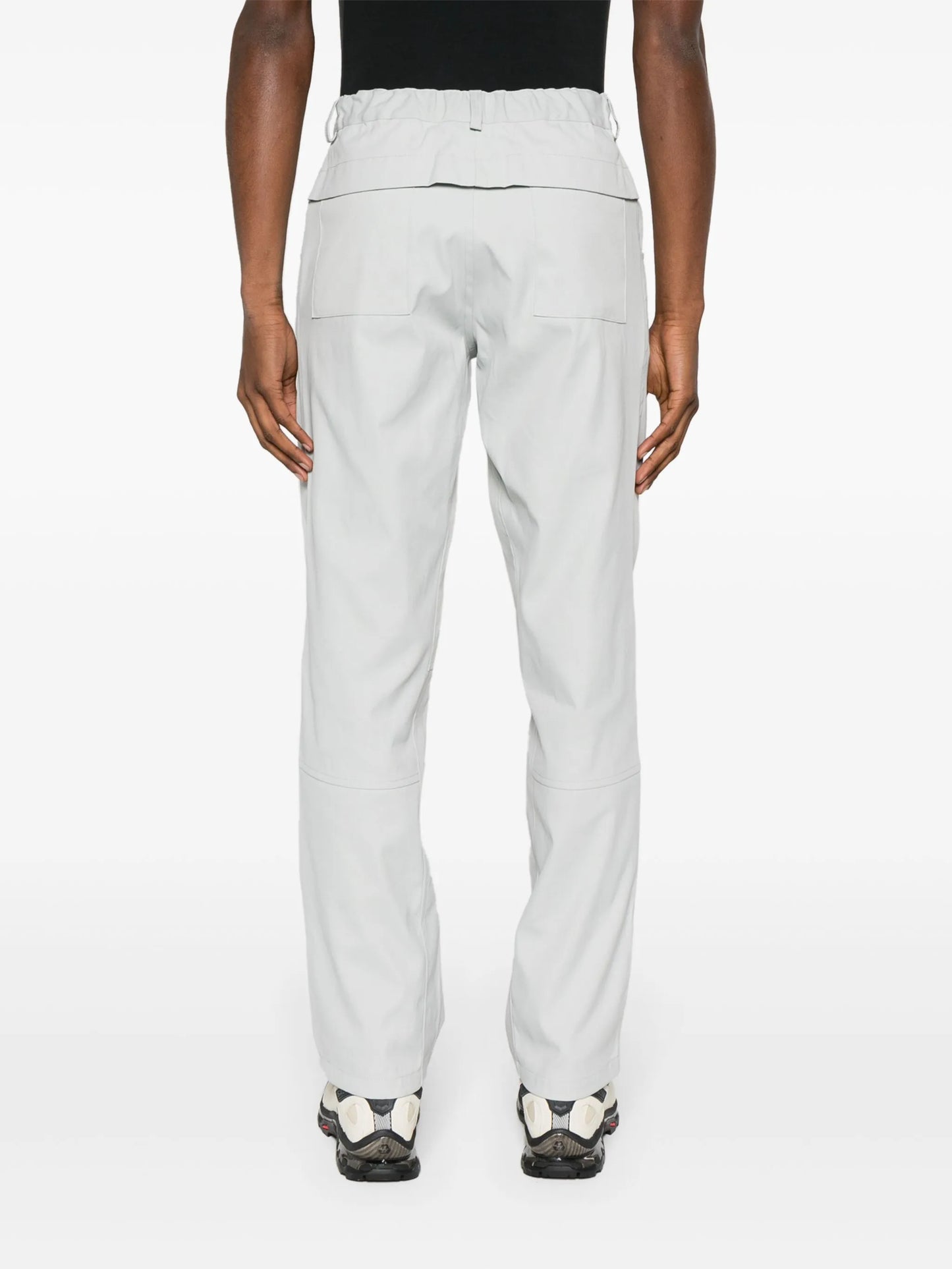 Tech straight-leg trousers